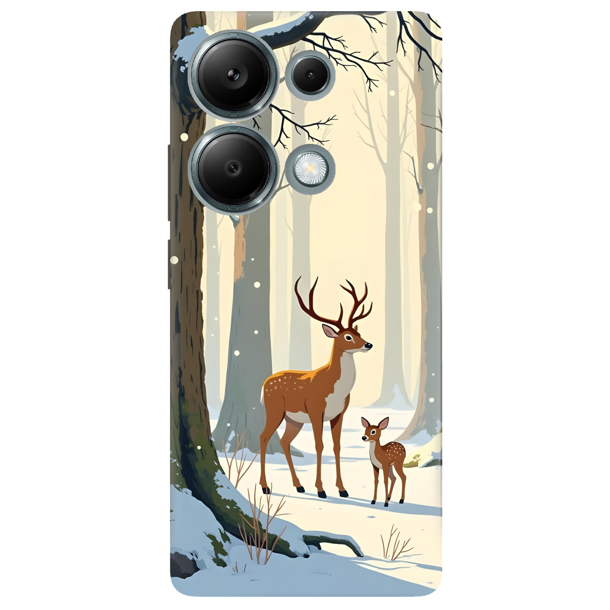 Чехол для Xiaomi Redmi Note 13 Pro 4G прозрачный Forest Harmony - фото 1 - Чехлы для телефонов