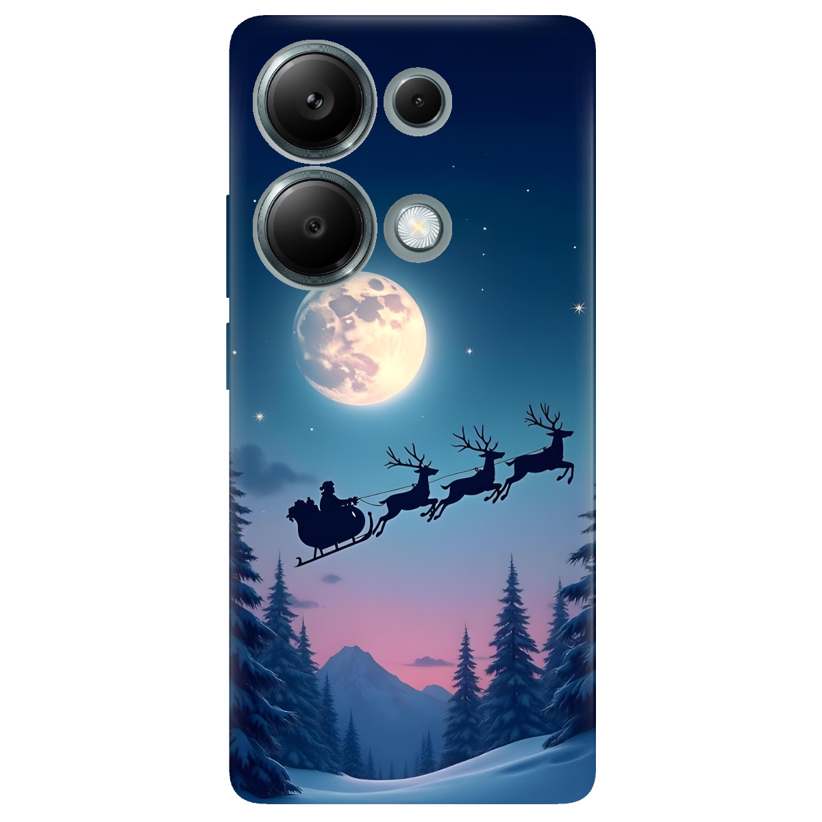 Чехол для Xiaomi Redmi Note 13 Pro 4G прозрачный Magic Moon - фото 1 - Чехлы для телефонов