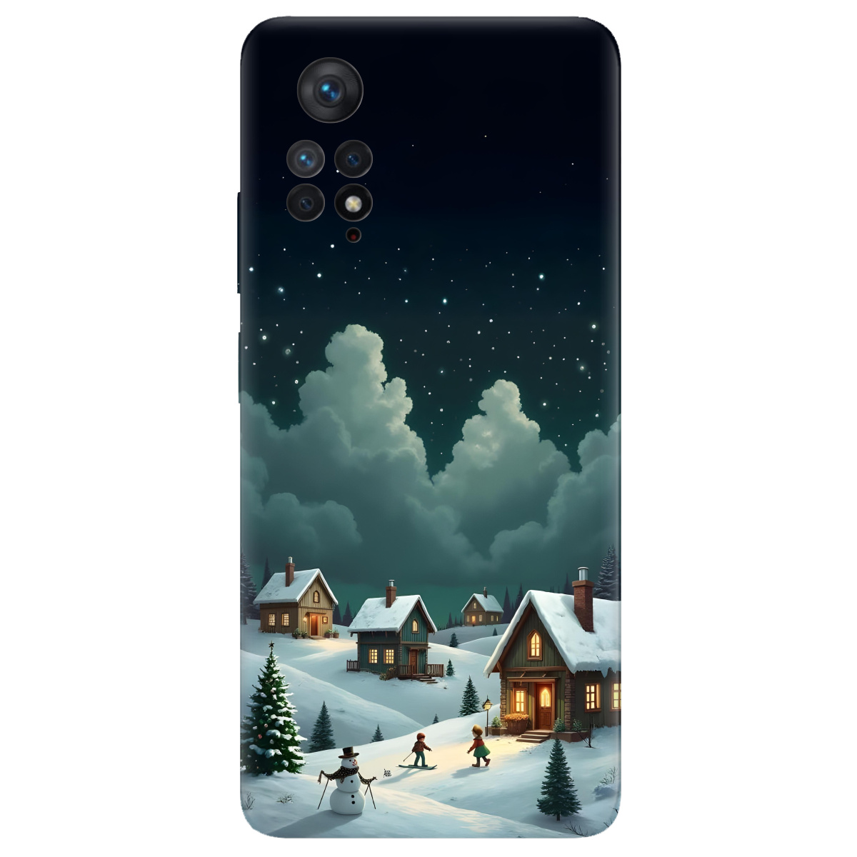 Чохол для Xiaomi Redmi Note 11 Pro прозорий Winter Night - фото 1 - Чохли для телефонів