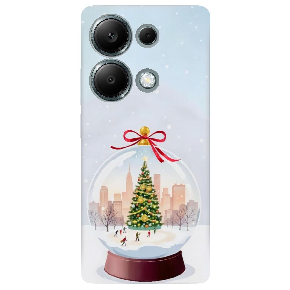 Чохол для Xiaomi Redmi Note 13 Pro 4G прозорий Crystal Holiday - фото 1 - Чохли для телефонів