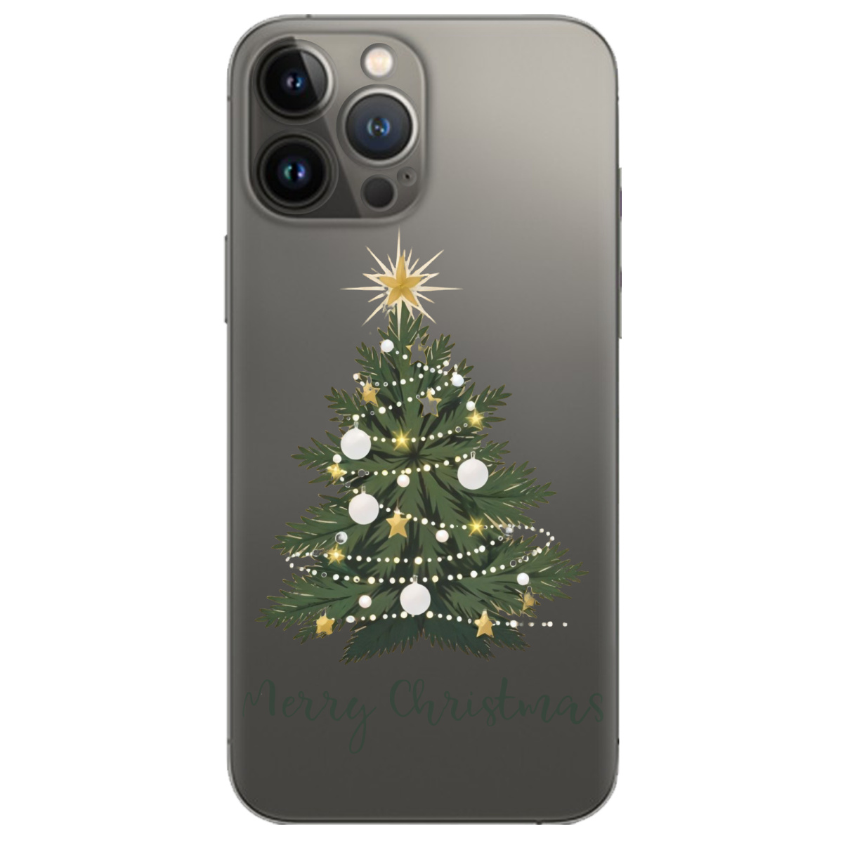 Чехол для Apple iPhone 13 Pro прозрачный Christmas Serenity - фото 1 - Чехлы для телефонов