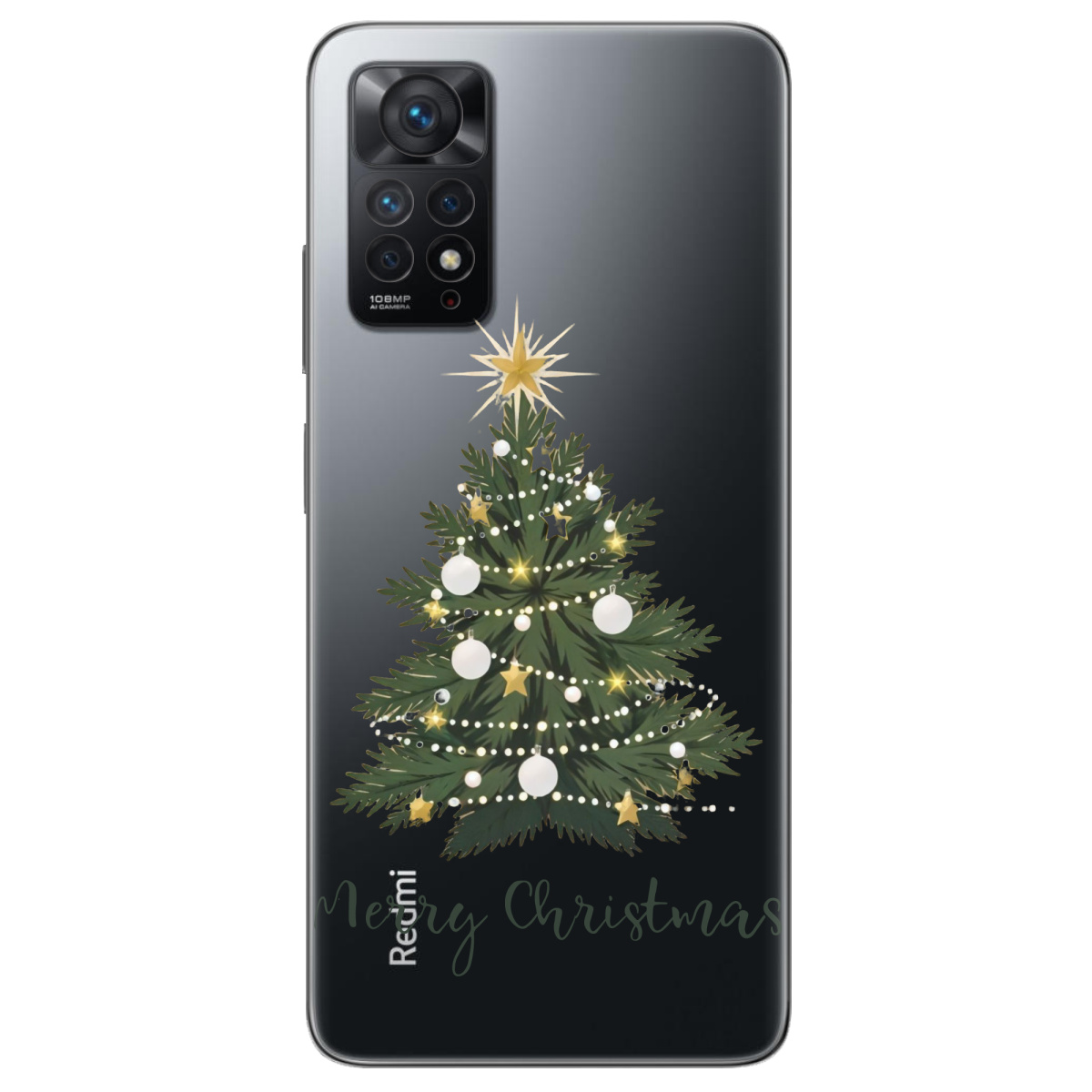 Чохол для Xiaomi Redmi Note 11 Pro прозорий Christmas Serenity - фото 1 - Чохли для телефонів