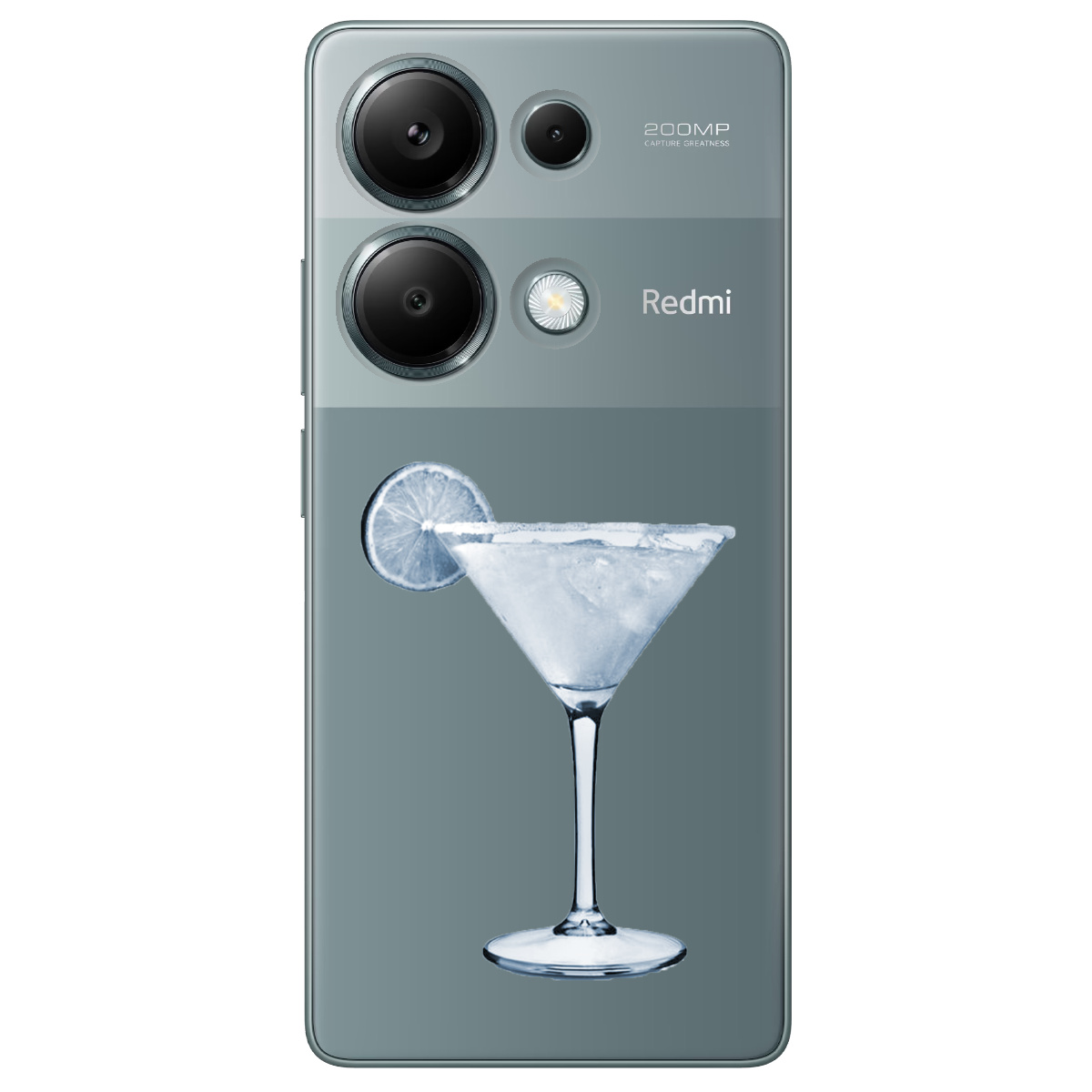 Чехол для Xiaomi Redmi Note 13 Pro 4G прозрачный Martini - фото 1 - Чехлы для телефонов