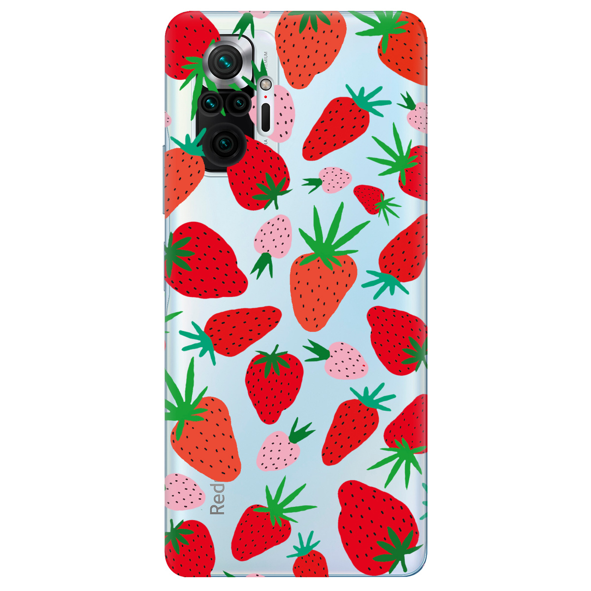 Чохол для Xiaomi Redmi Note 10 Pro прозорий Berry Pop - фото 1 - Чохли для телефонів