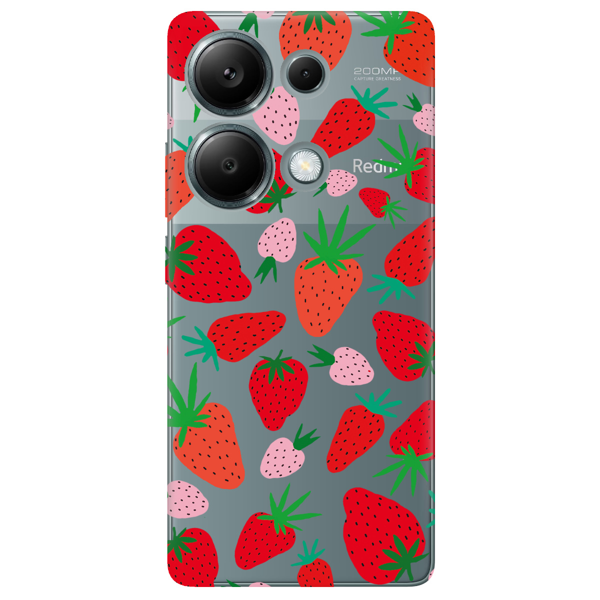 Чохол для Xiaomi Redmi Note 13 Pro 4G прозорий Berry Pop - фото 1 - Чохли для телефонів