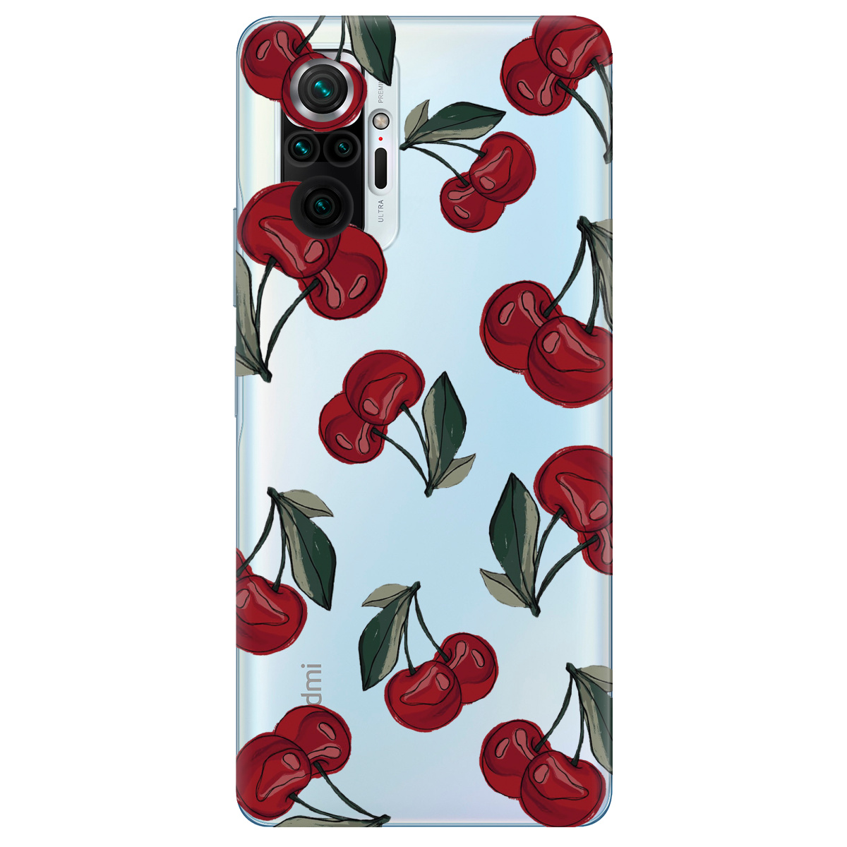 Чехол для Xiaomi Redmi Note 10 Pro прозрачный Berry Bright - фото 1 - Чехлы для телефонов