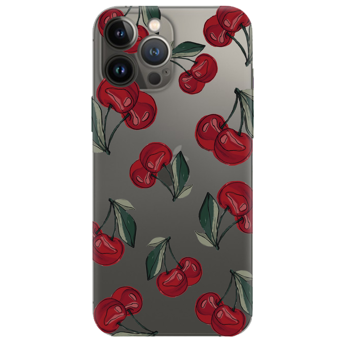 Чохол для Apple iPhone 13 Pro прозорий Berry Bright - фото 1 - Чохли для телефонів