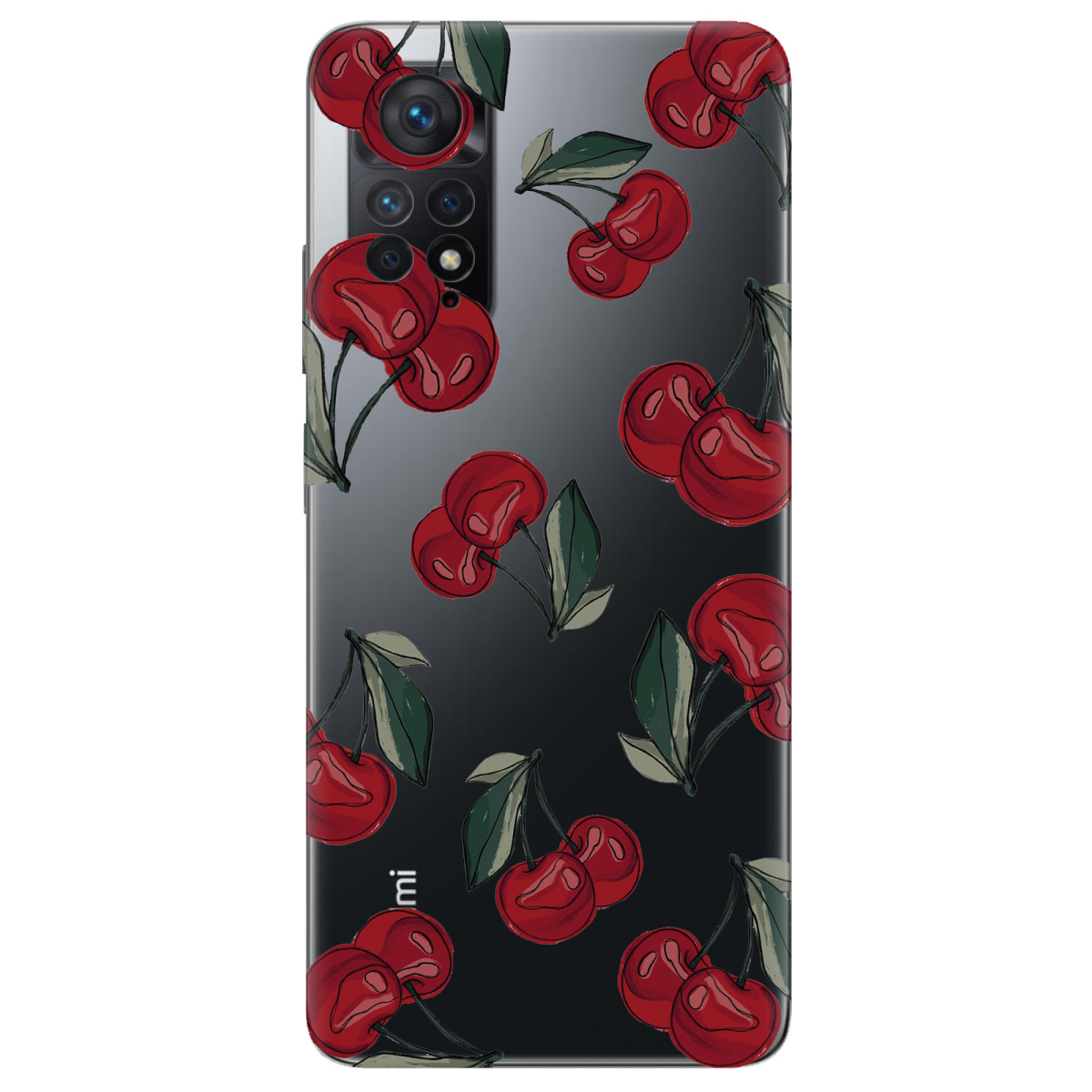 Чехол для Xiaomi Redmi Note 11 Pro прозрачный Berry Bright - фото 1 - Чехлы для телефонов