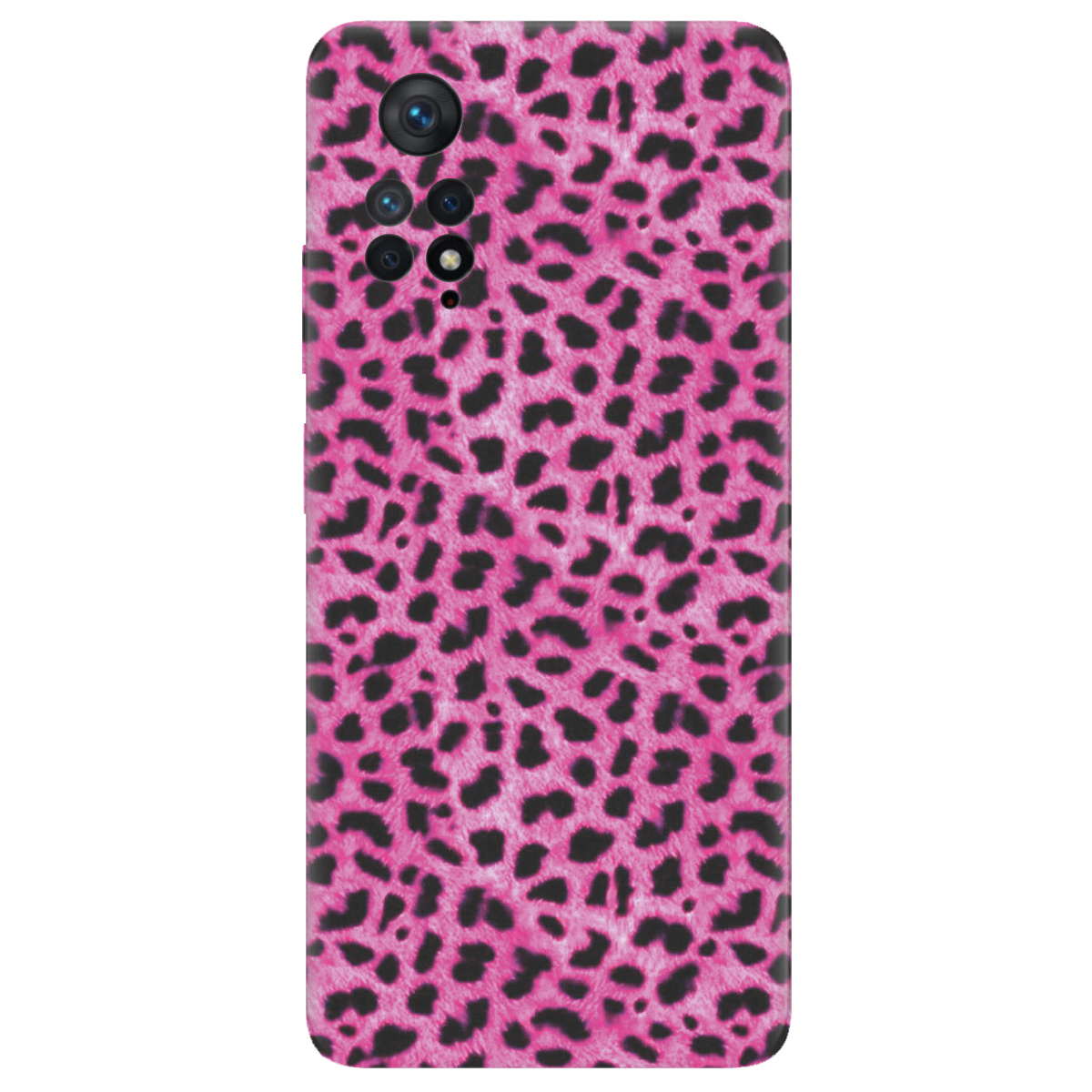 Чехол для Xiaomi Redmi Note 11 Pro прозрачный Pink Leopard - фото 1 - Чехлы для телефонов