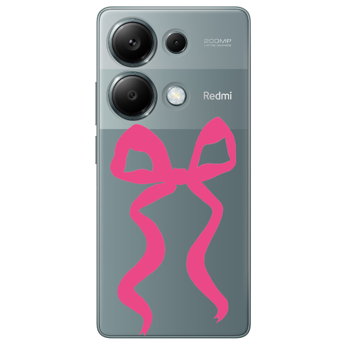 Чехол для Xiaomi Redmi Note 13 Pro 4G прозрачный Blush Knot - фото 1 - Чехлы для телефонов