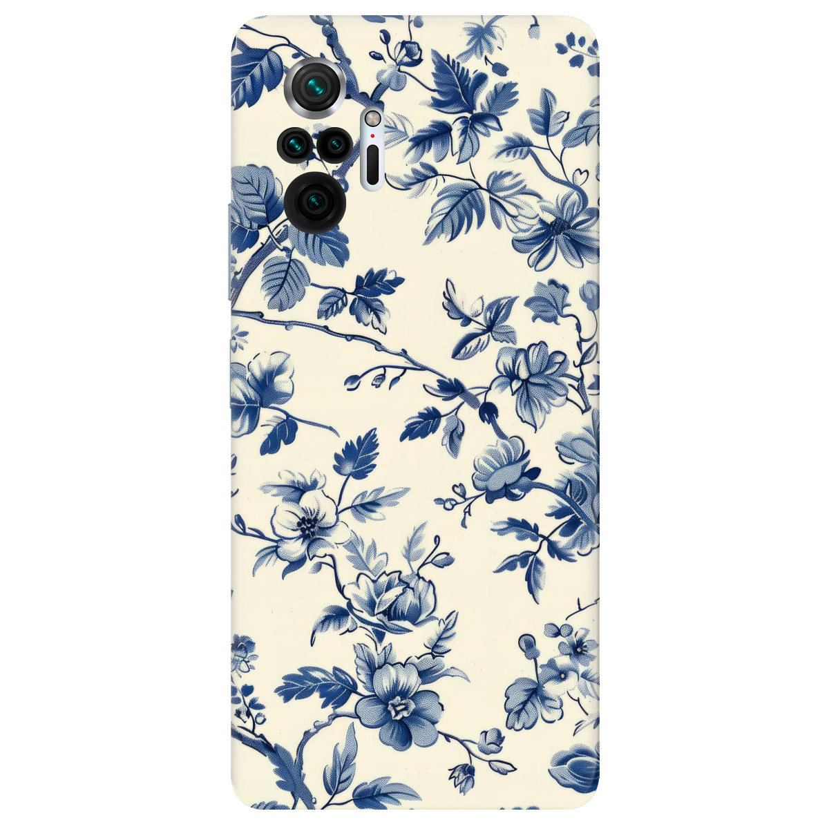 Чохол для Xiaomi Redmi Note 10 Pro прозорий Blue Garden - фото 1 - Чохли для телефонів