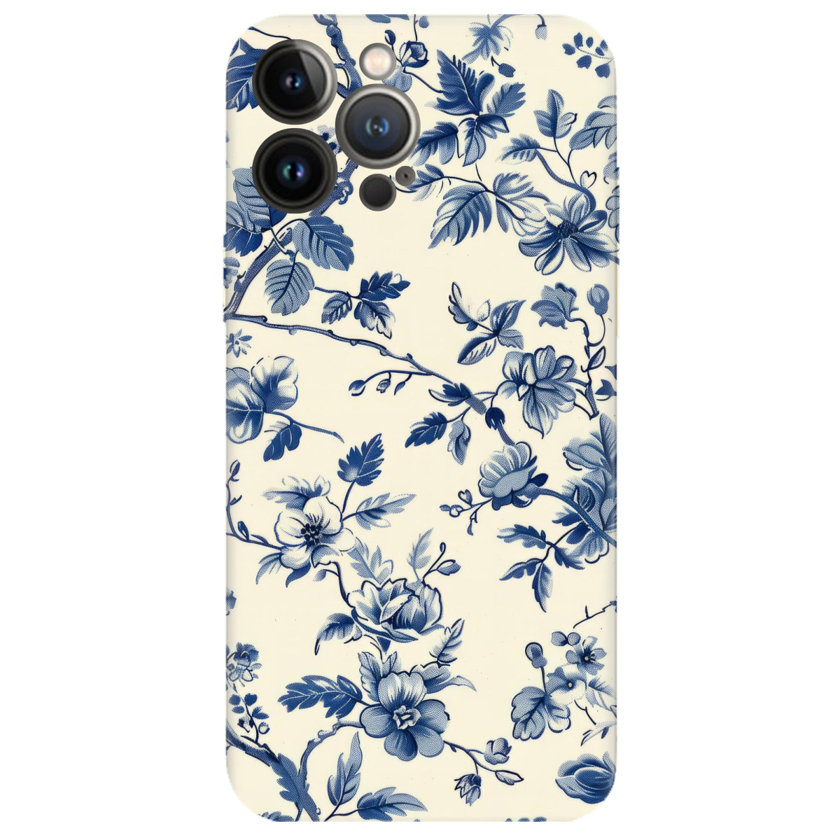 Чехол для Apple iPhone 13 Pro прозрачный Blue Garden - фото 1 - Чехлы для телефонов