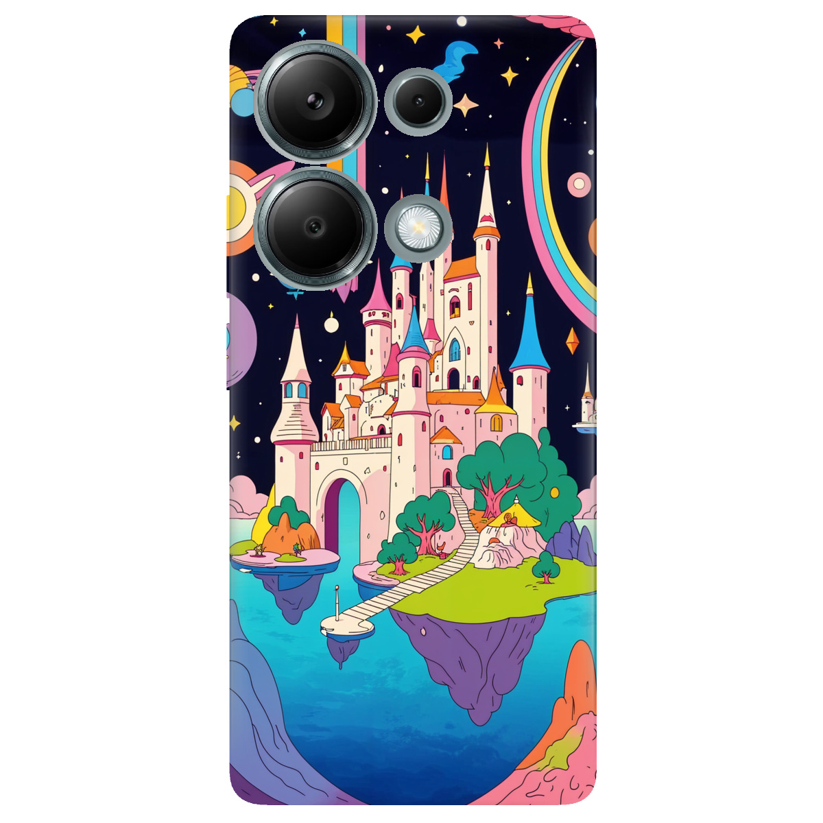 Чохол для Xiaomi Redmi Note 13 Pro 4G прозорий Cosmic Fairytale - фото 1 - Чохли для телефонів