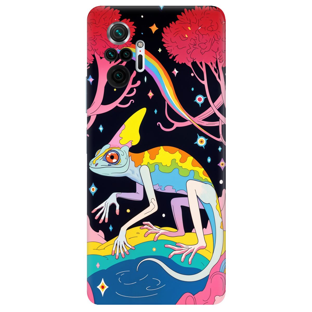 Чехол для Xiaomi Redmi Note 10 Pro прозрачный Cosmic Chameleon - фото 1 - Чехлы для телефонов