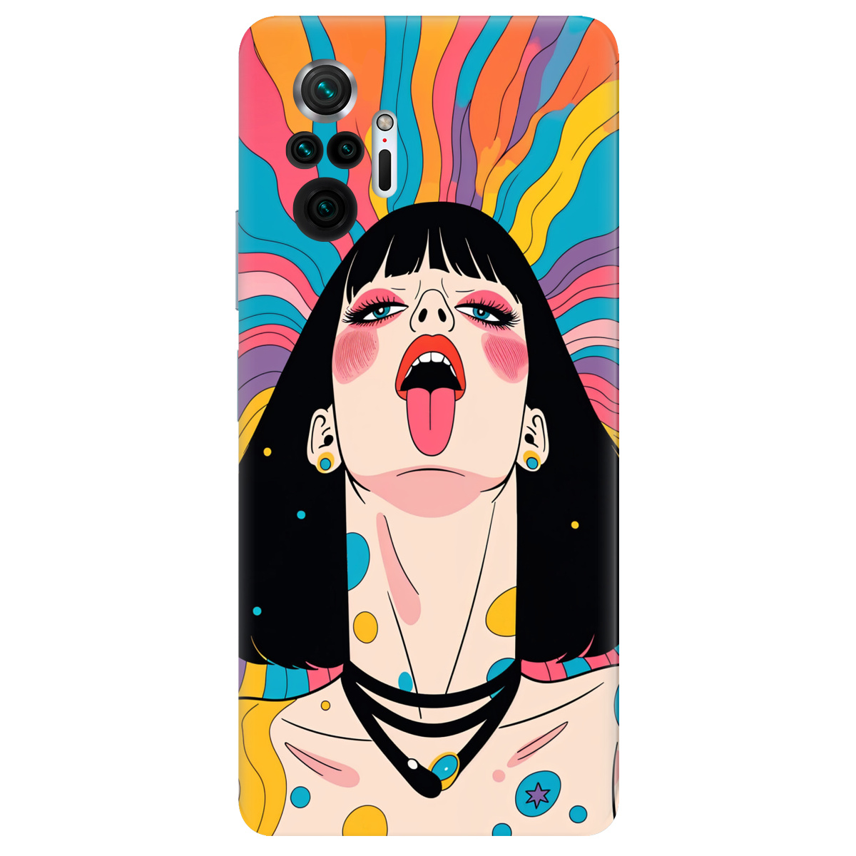 Чехол для Xiaomi Redmi Note 10 Pro прозрачный Cosmic Serenade - фото 1 - Чехлы для телефонов