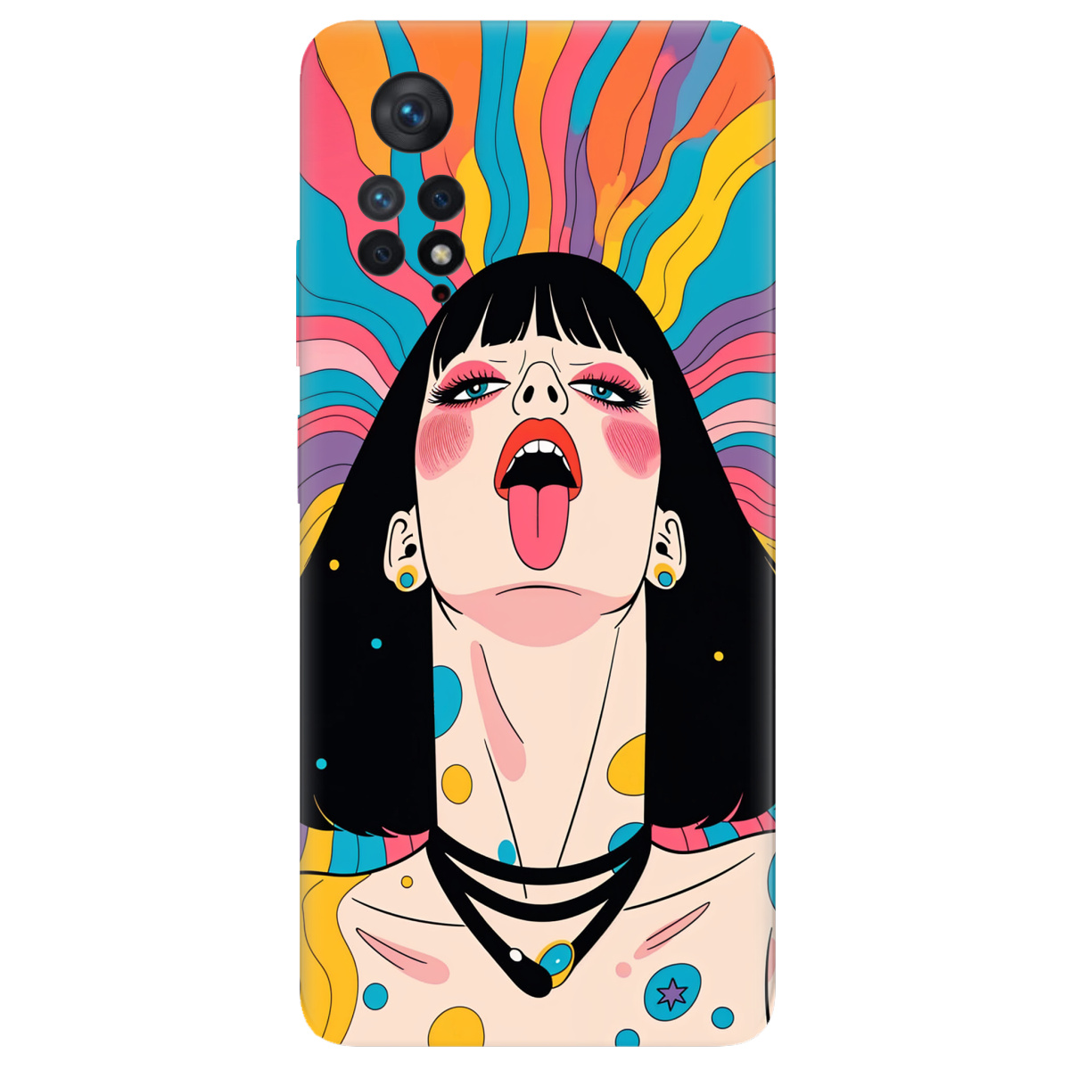 Чохол для Xiaomi Redmi Note 11 Pro прозорий Cosmic Serenade - фото 1 - Чохли для телефонів