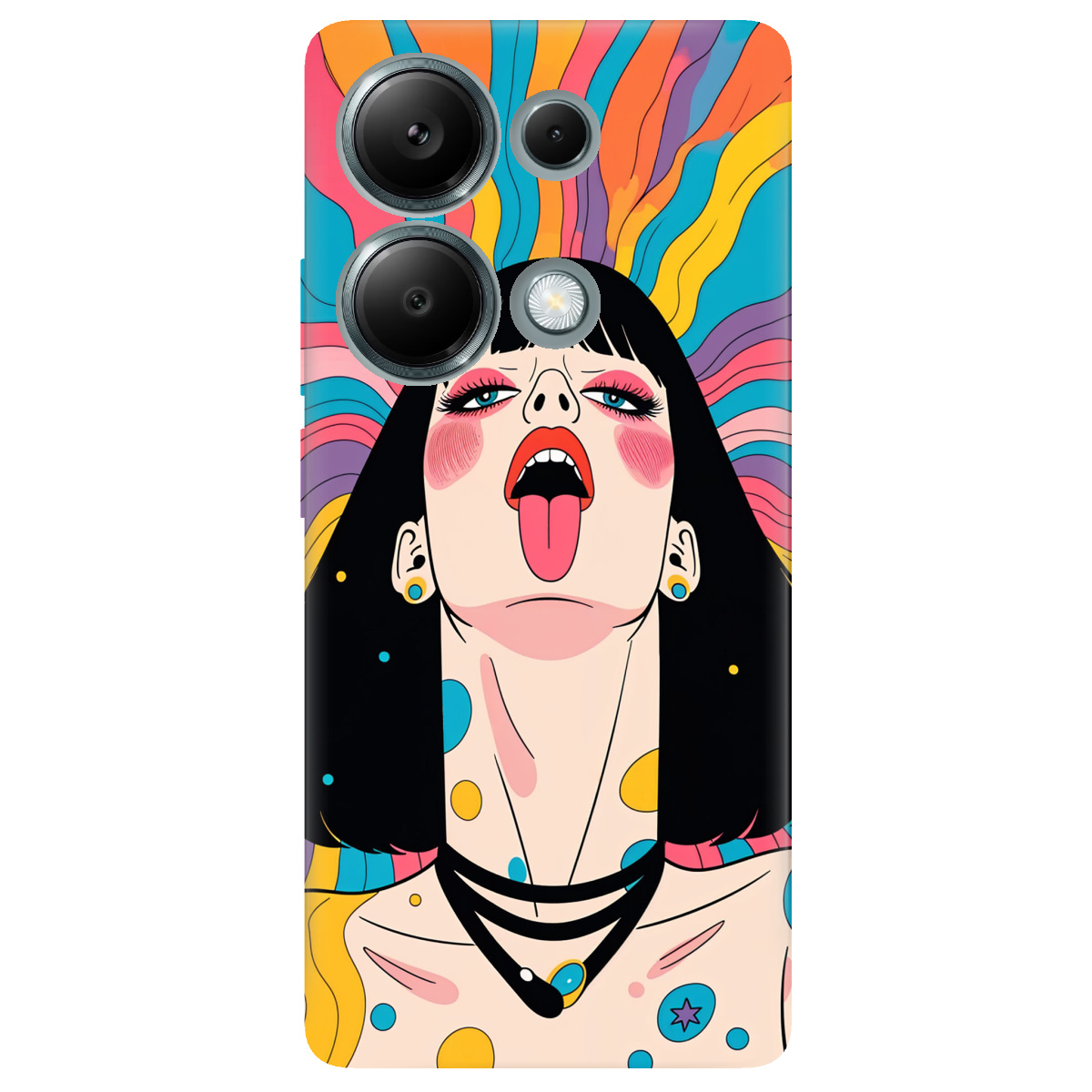 Чохол для Xiaomi Redmi Note 13 Pro 4G прозорий Cosmic Serenade - фото 1 - Чохли для телефонів