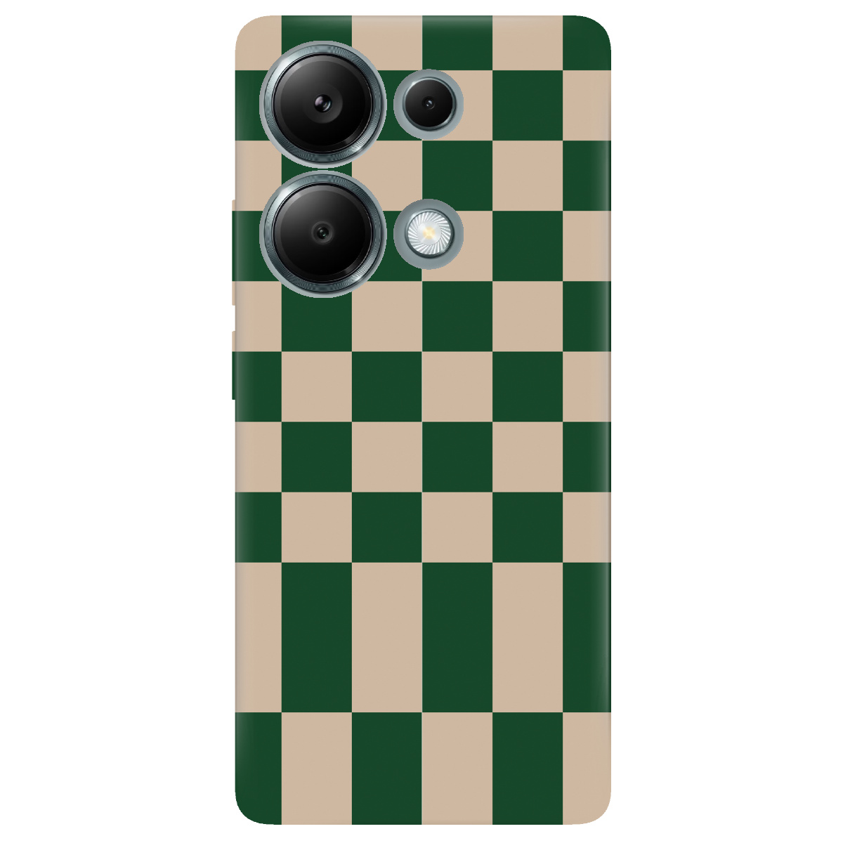 Чехол для Xiaomi Redmi Note 13 Pro 4G прозрачный Green chess - фото 1 - Чехлы для телефонов