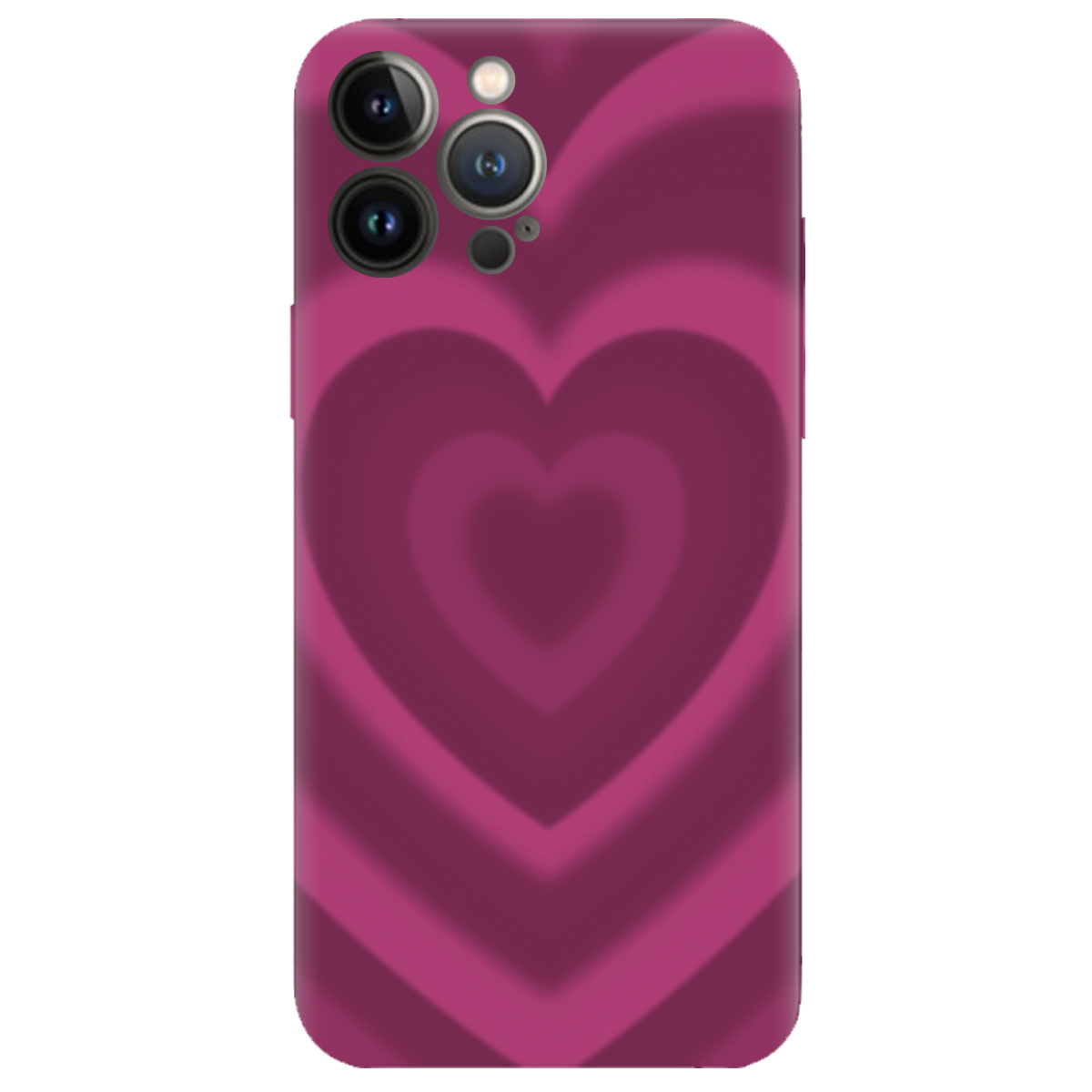 Чохол для Apple iPhone 13 Pro прозорий Pink Heart - фото 1 - Чохли для телефонів