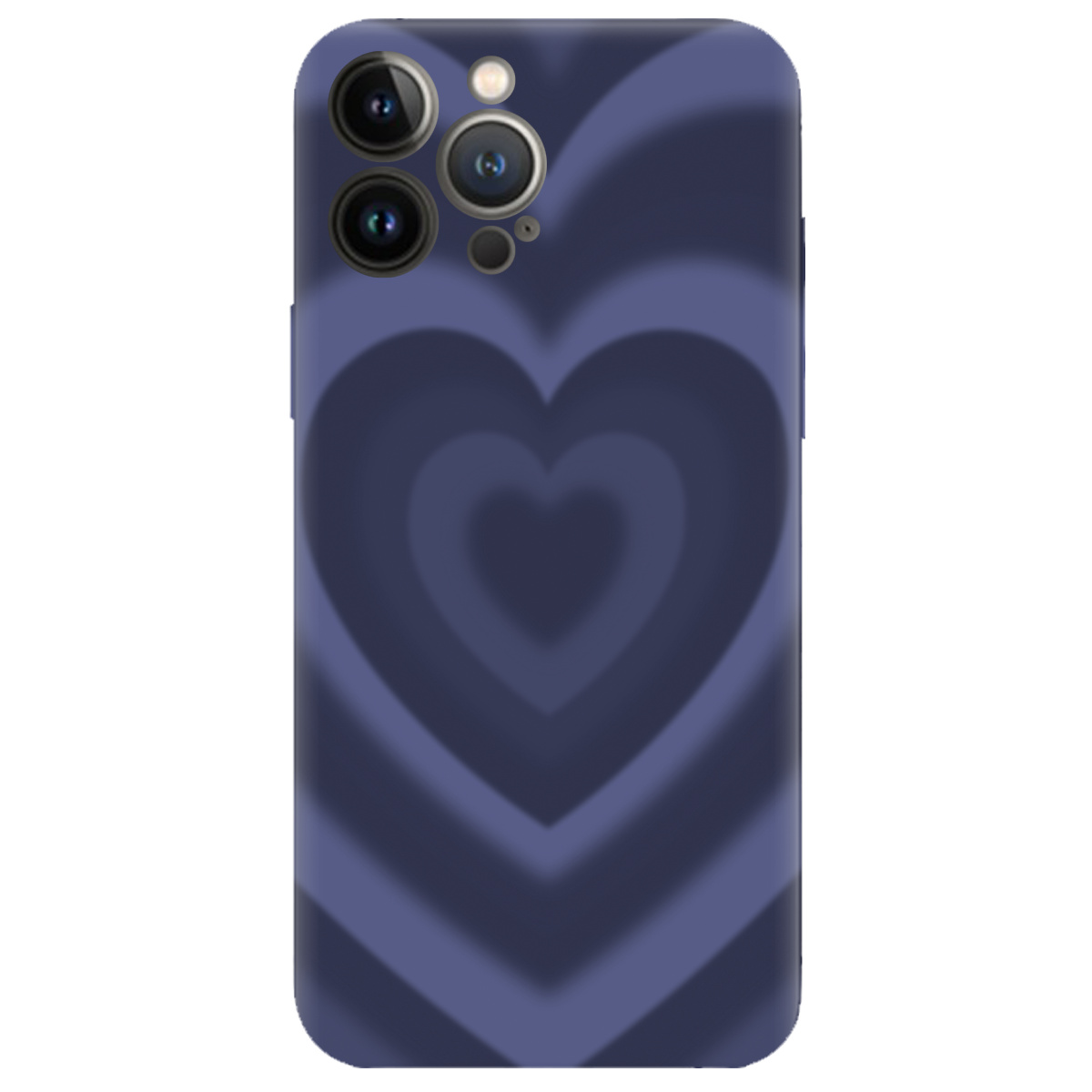 Чехол для Apple iPhone 13 Pro прозрачный Purple Heart - фото 1 - Чехлы для телефонов