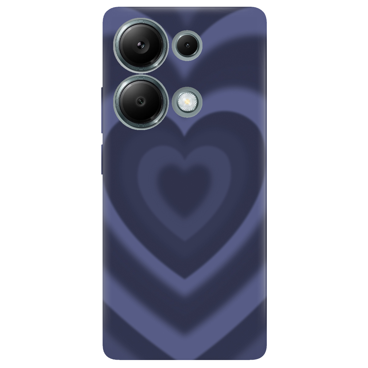 Чохол для Xiaomi Redmi Note 13 Pro 4G прозорий Purple Heart - фото 1 - Чохли для телефонів