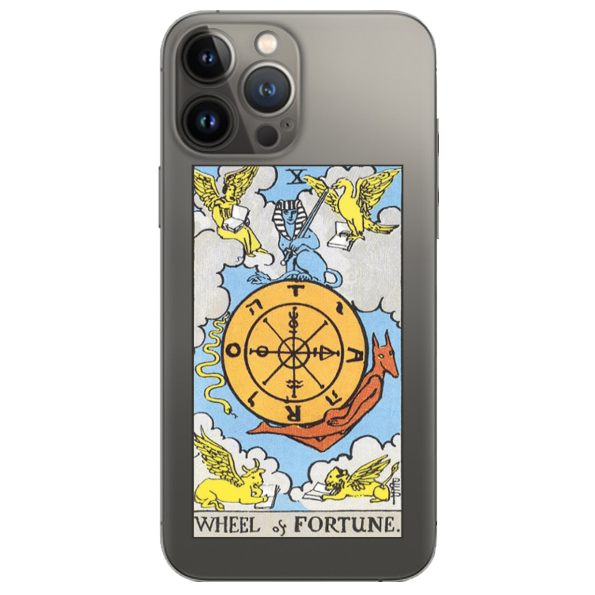 Чохол для Apple iPhone 13 Pro прозорий Wheel of Fortune - фото 1 - Чохли для телефонів
