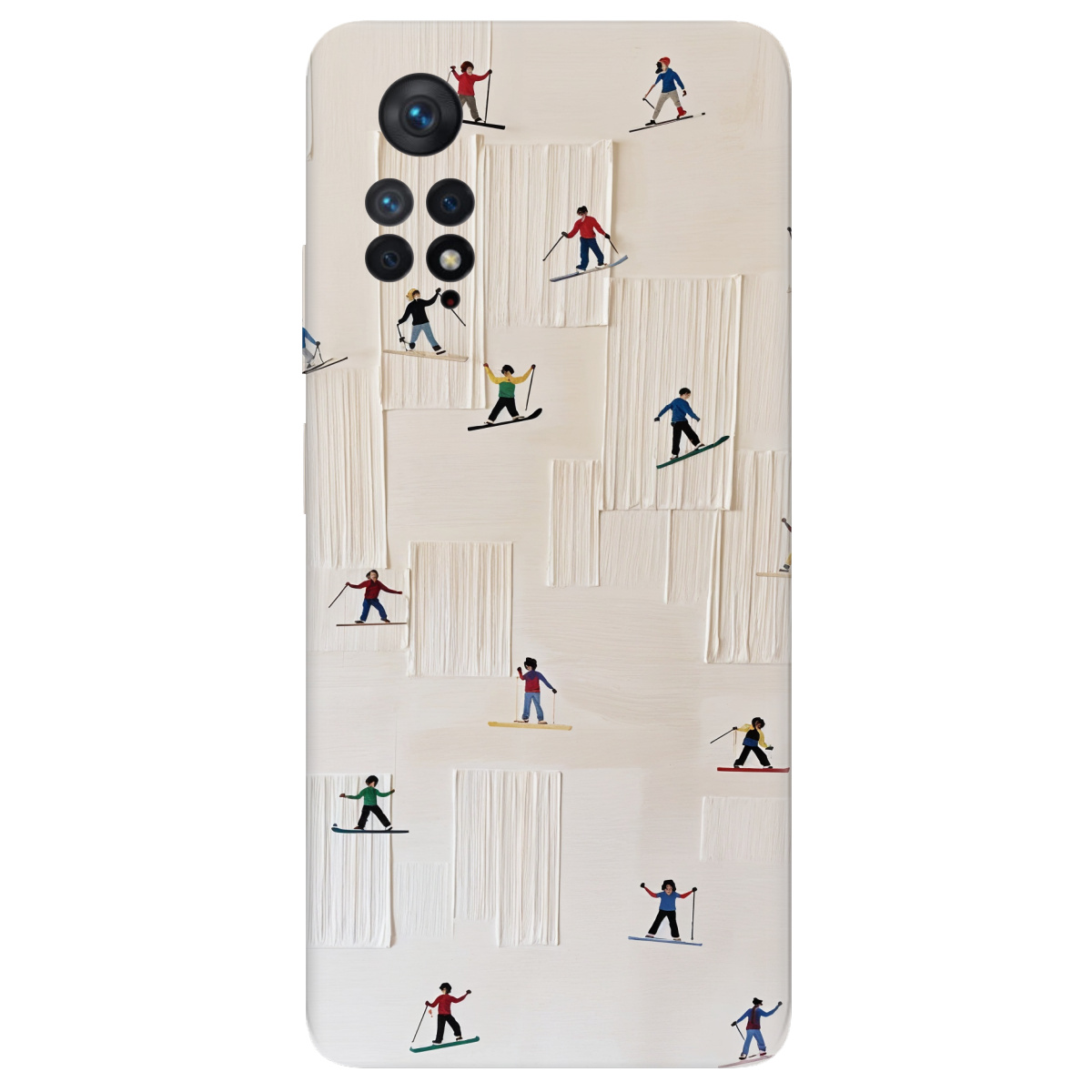 Чехол для Xiaomi Redmi Note 11 Pro прозрачный Skiing Dreams - фото 1 - Чехлы для телефонов