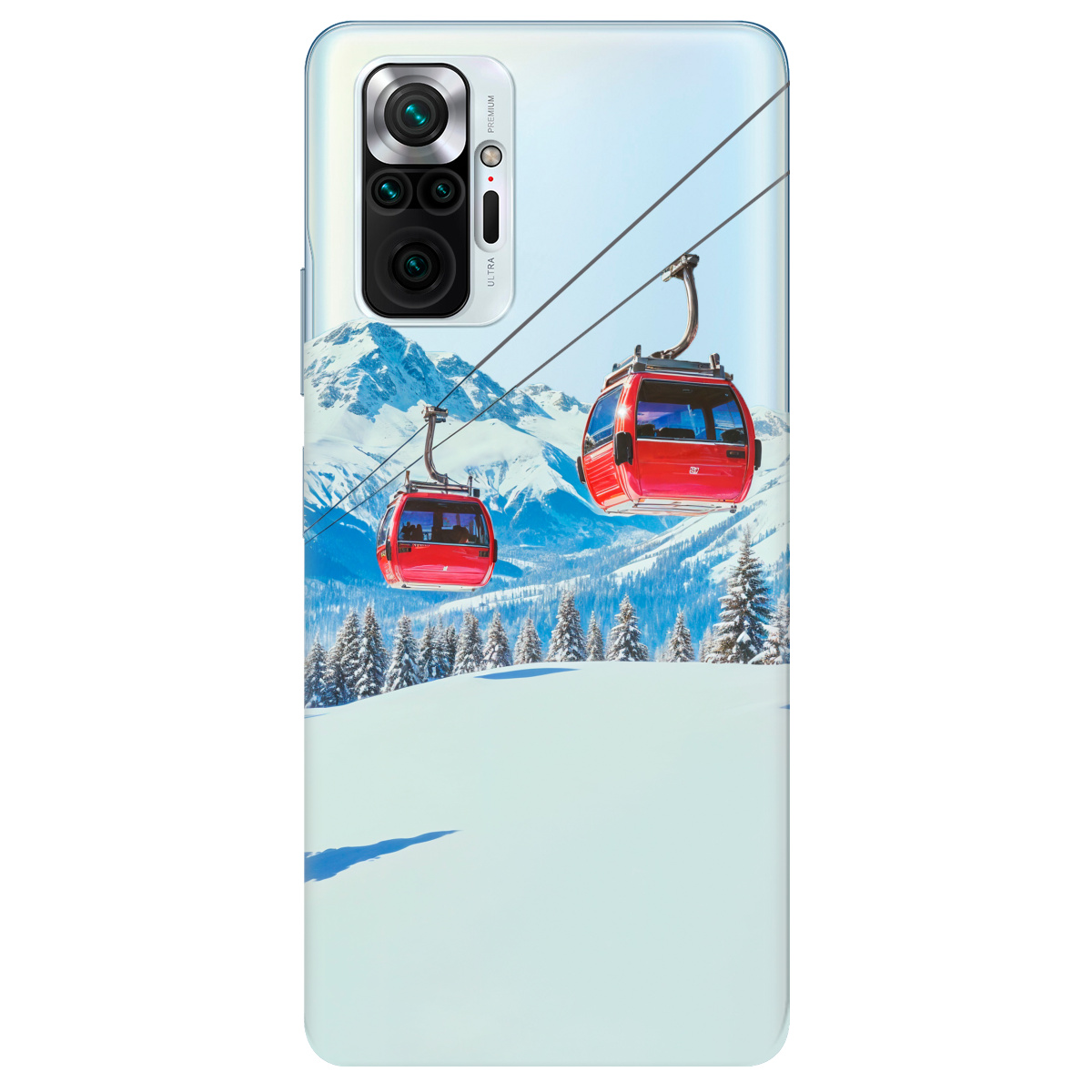 Чохол для Xiaomi Redmi Note 10 Pro прозорий Над схилами - фото 1 - Чохли для телефонів