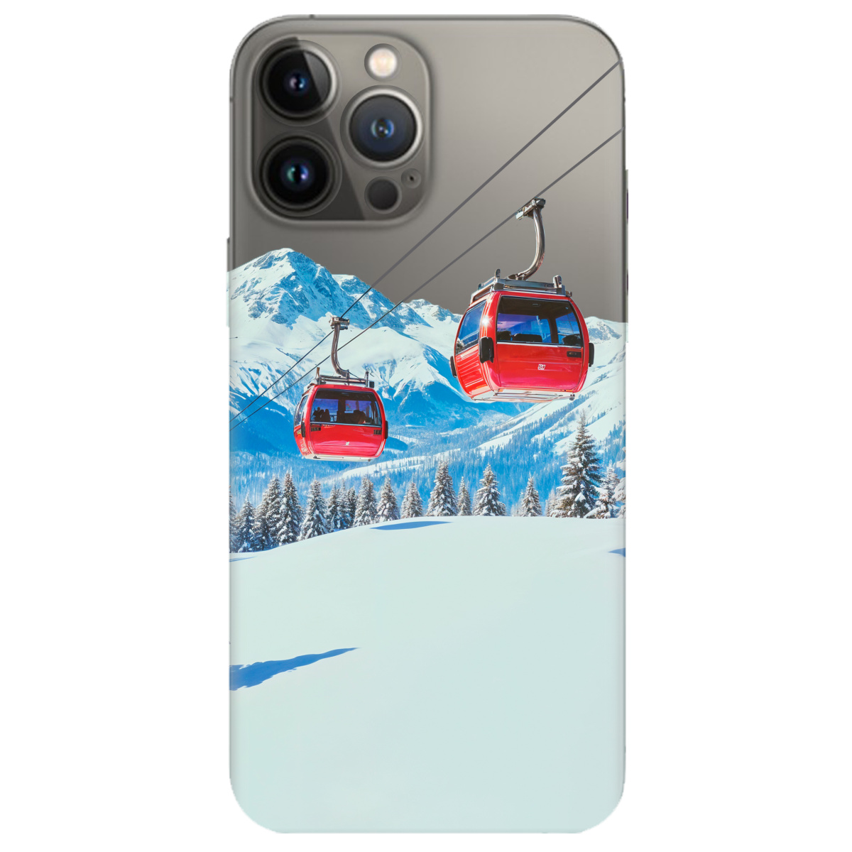 Чехол для Apple iPhone 13 Pro прозрачный Над схилами - фото 1 - Чехлы для телефонов