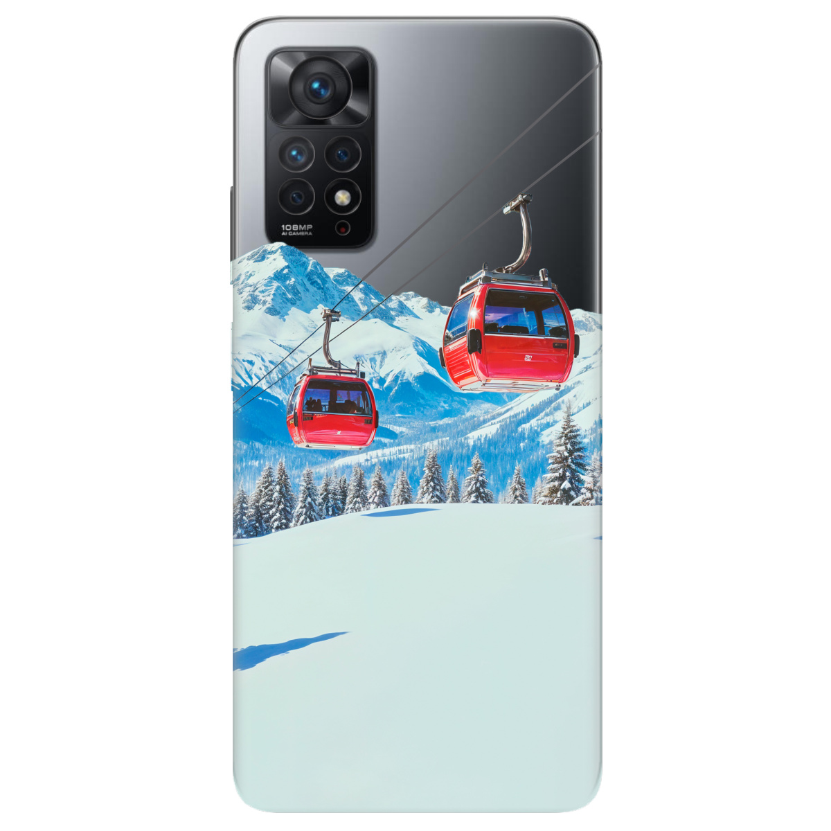 Чехол для Xiaomi Redmi Note 11 Pro прозрачный Над схилами - фото 1 - Чехлы для телефонов