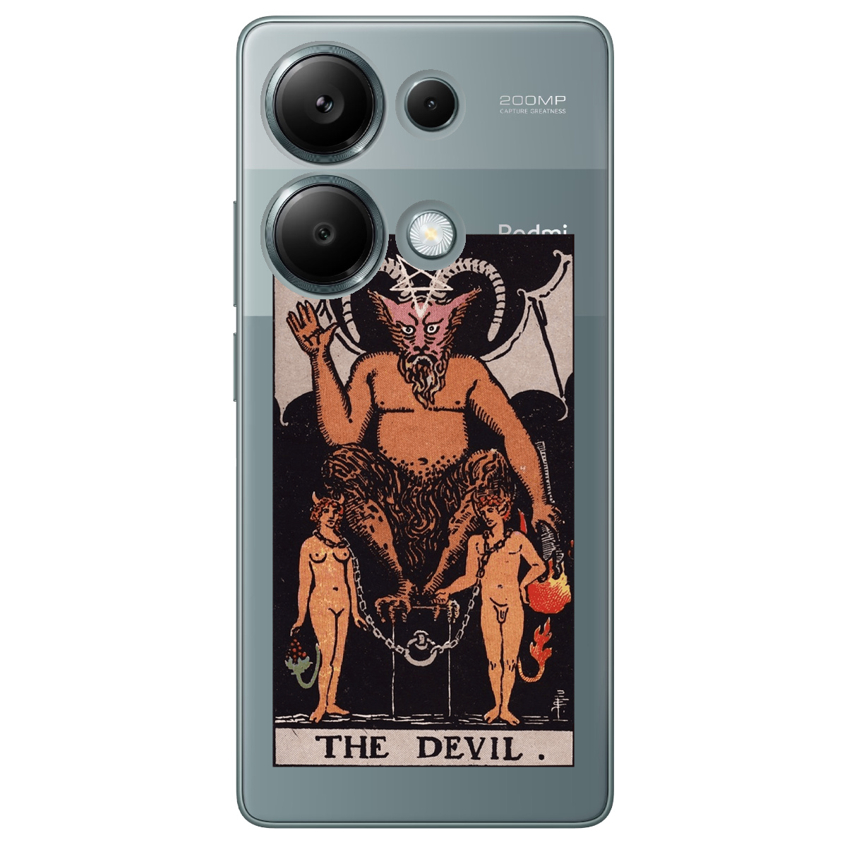 Чохол для Xiaomi Redmi Note 13 Pro 4G прозорий The Devil - фото 1 - Чохли для телефонів