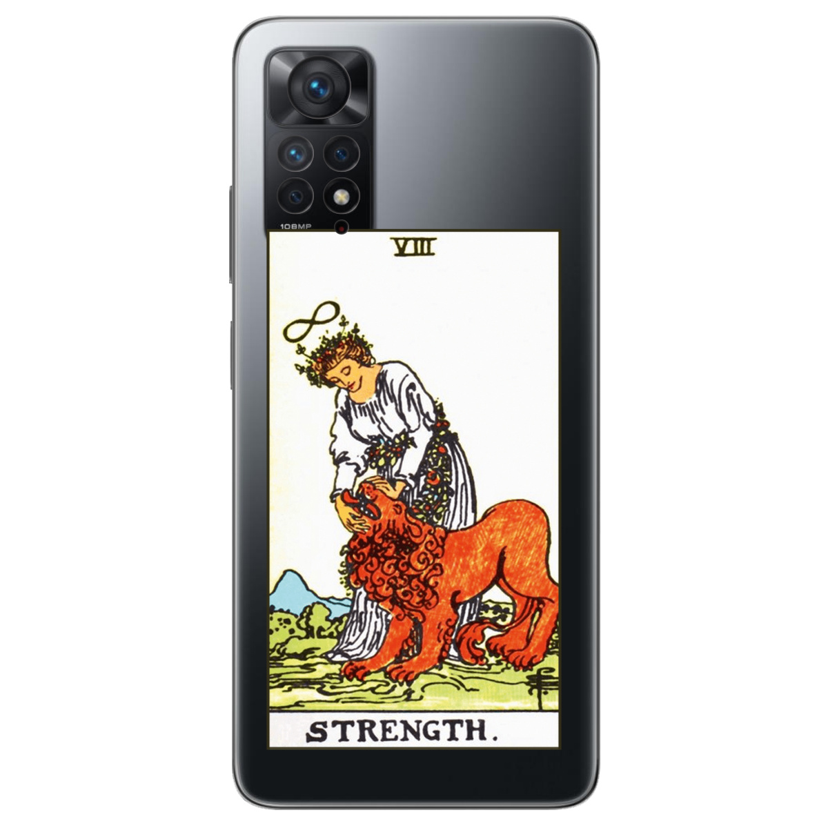 Чохол для Xiaomi Redmi Note 11 Pro прозорий Таро Сила - фото 1 - Чохли для телефонів