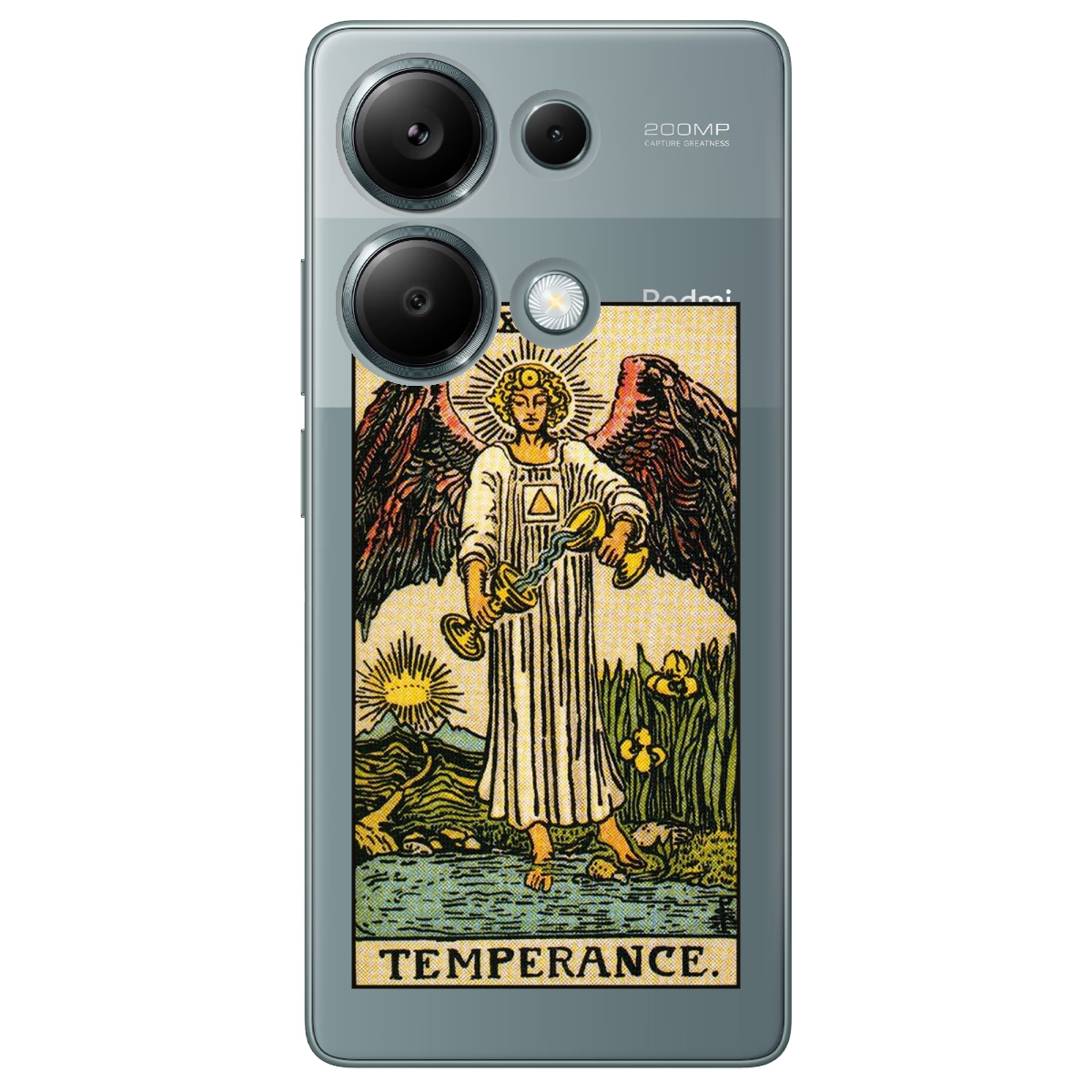 Чехол для Xiaomi Redmi Note 13 Pro 4G прозрачный Temperance - фото 1 - Чехлы для телефонов