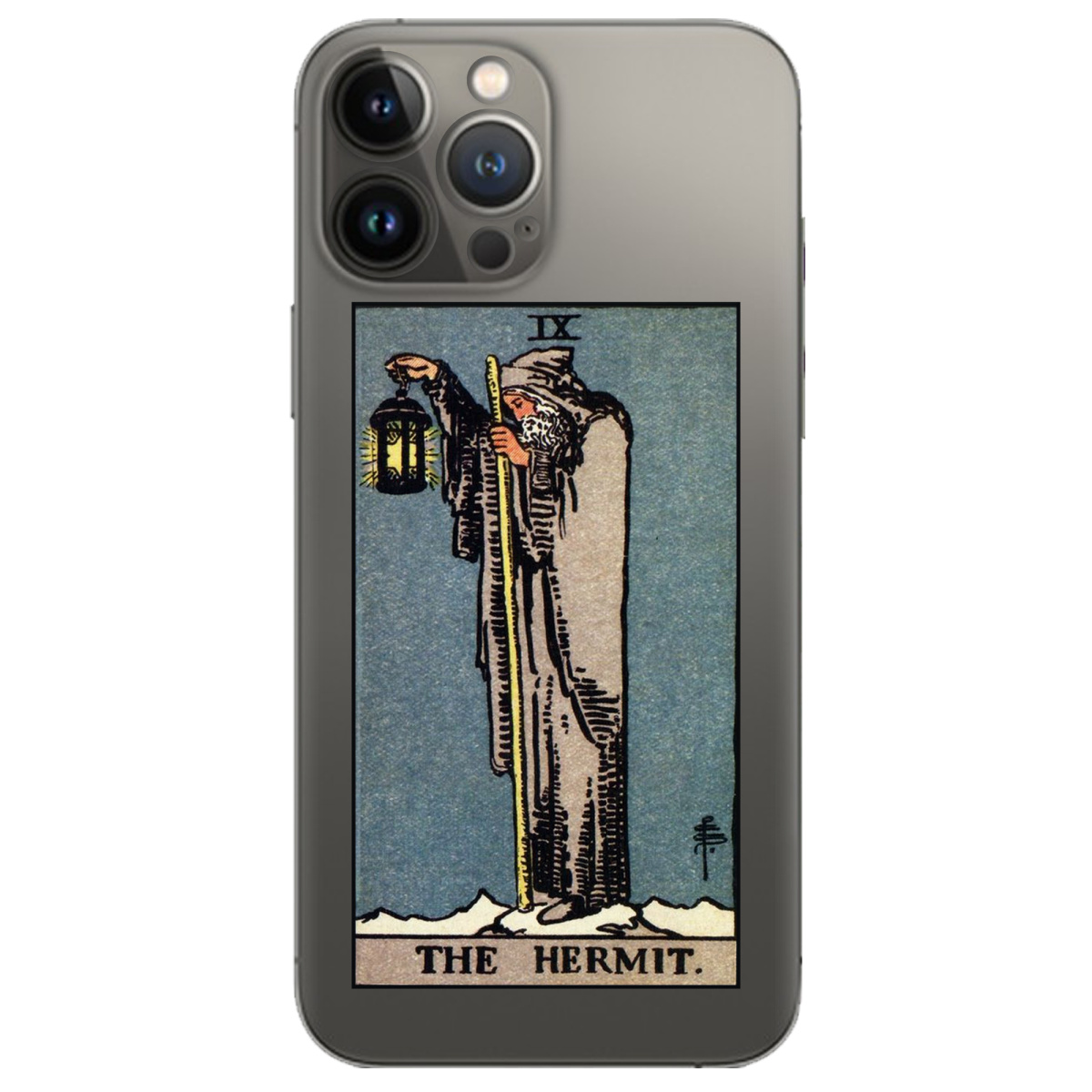 Чехол для Apple iPhone 13 Pro прозрачный The Hermit - фото 1 - Чехлы для телефонов