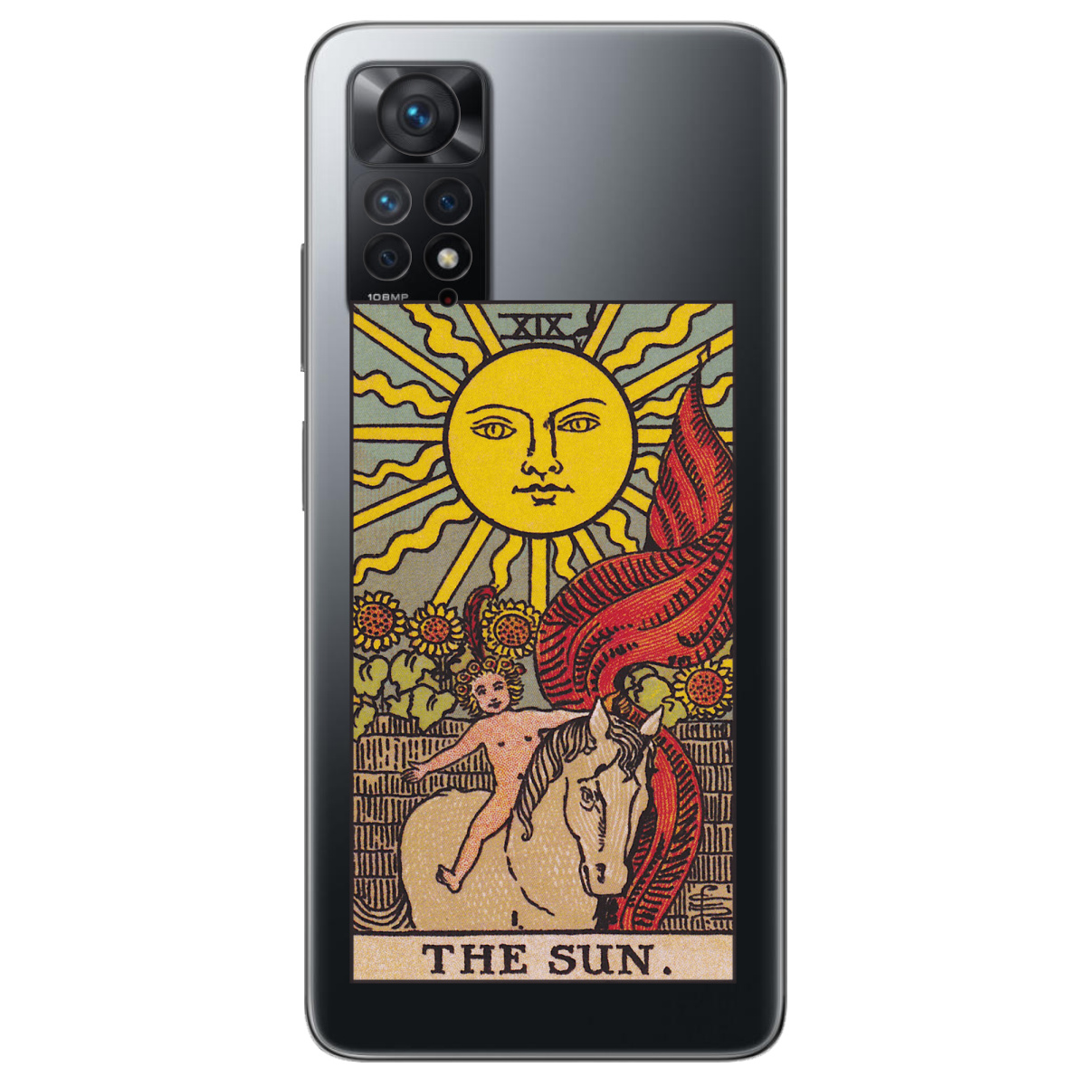 Чехол для Xiaomi Redmi Note 11 Pro прозрачный The Sun - фото 1 - Чехлы для телефонов