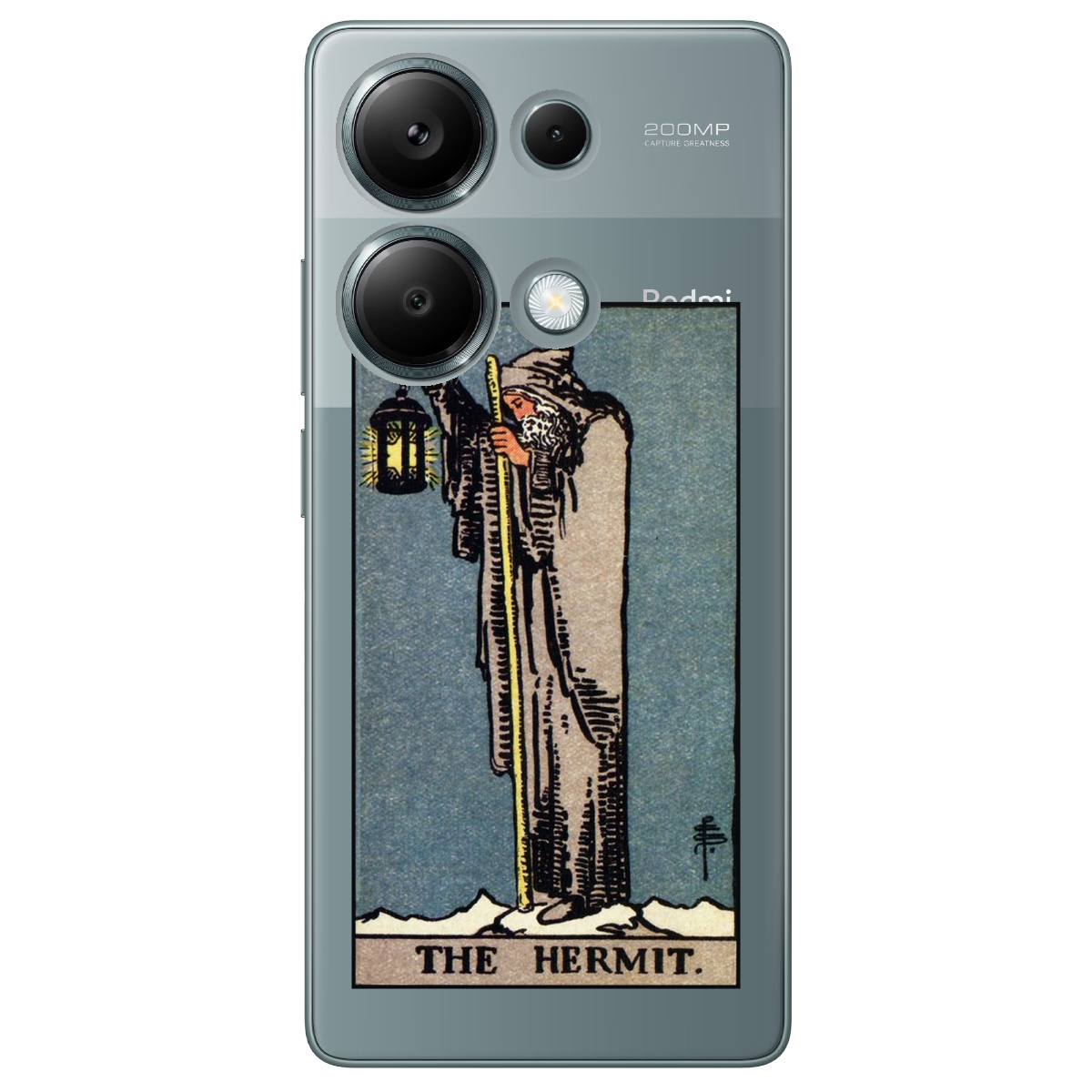 Чехол для Xiaomi Redmi Note 13 Pro 4G прозрачный The Hermit - фото 1 - Чехлы для телефонов