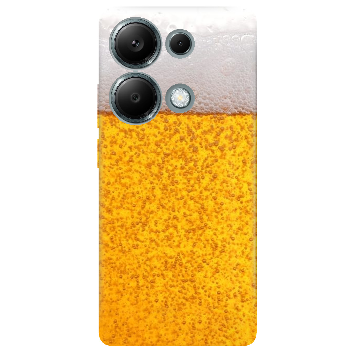 Чехол для Xiaomi Redmi Note 13 Pro 4G прозрачный Хмільна піна - фото 1 - Чехлы для телефонов