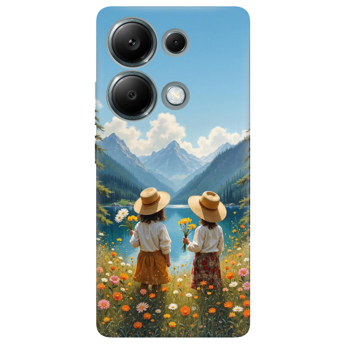 Чехол для Xiaomi Redmi Note 13 Pro 4G прозрачный Сила дружби - фото 1 - Чехлы для телефонов