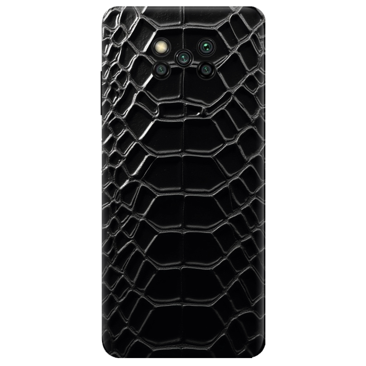 Чохол для Xiaomi Poco X3 чорний матовий soft touch Хижий інстинкт - фото 1 - Чохли для телефонів