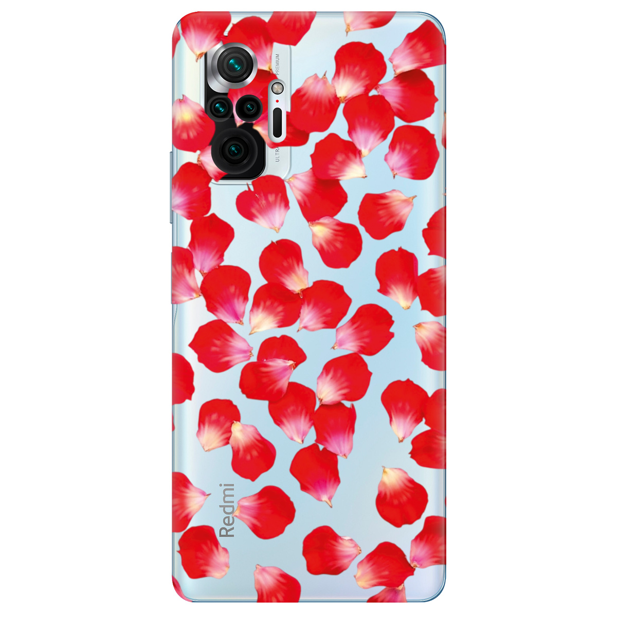 Чехол для Xiaomi Redmi Note 10 Pro прозрачный Аромат кохання - фото 1 - Чехлы для телефонов