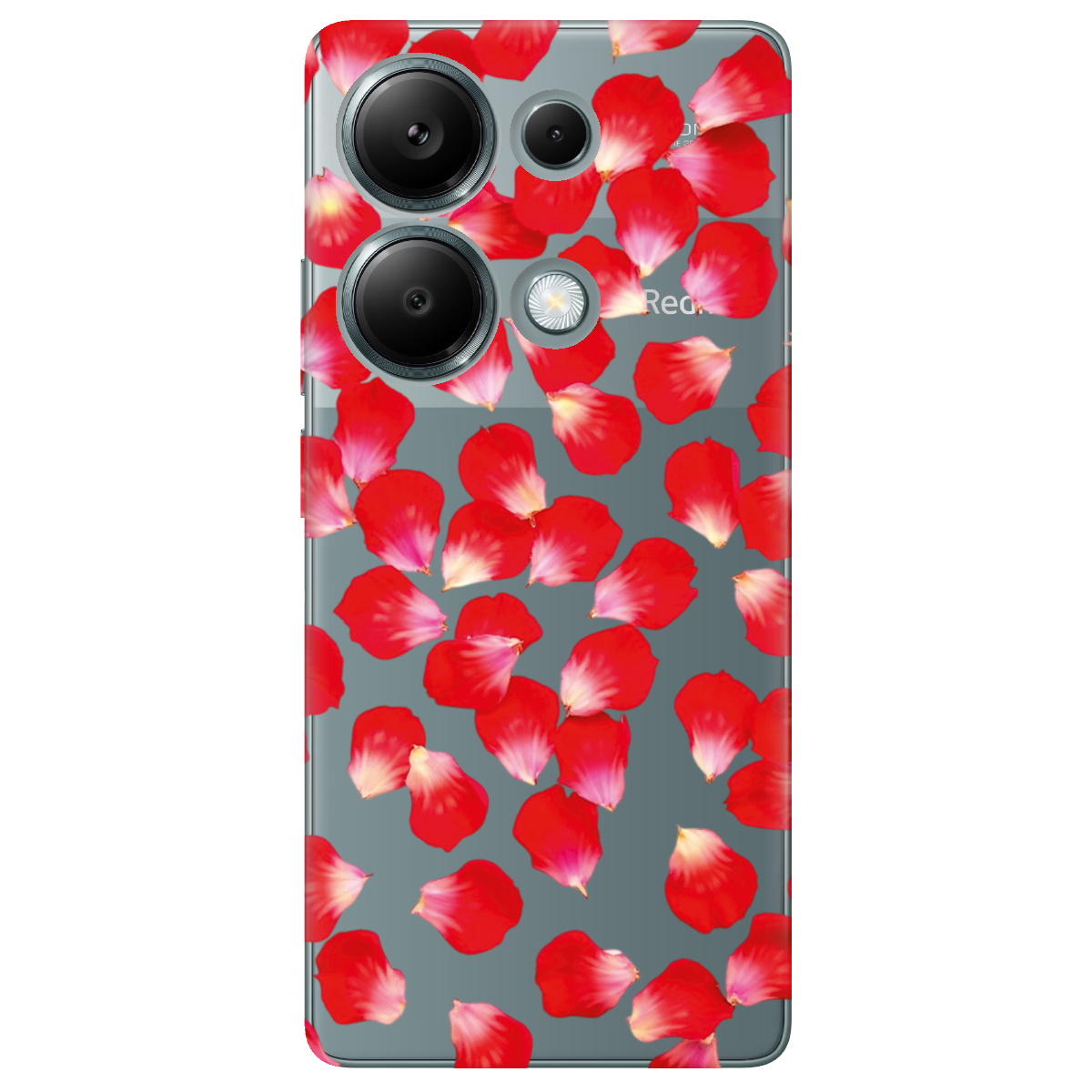 Чехол для Xiaomi Redmi Note 13 Pro 4G прозрачный Аромат кохання - фото 1 - Чехлы для телефонов