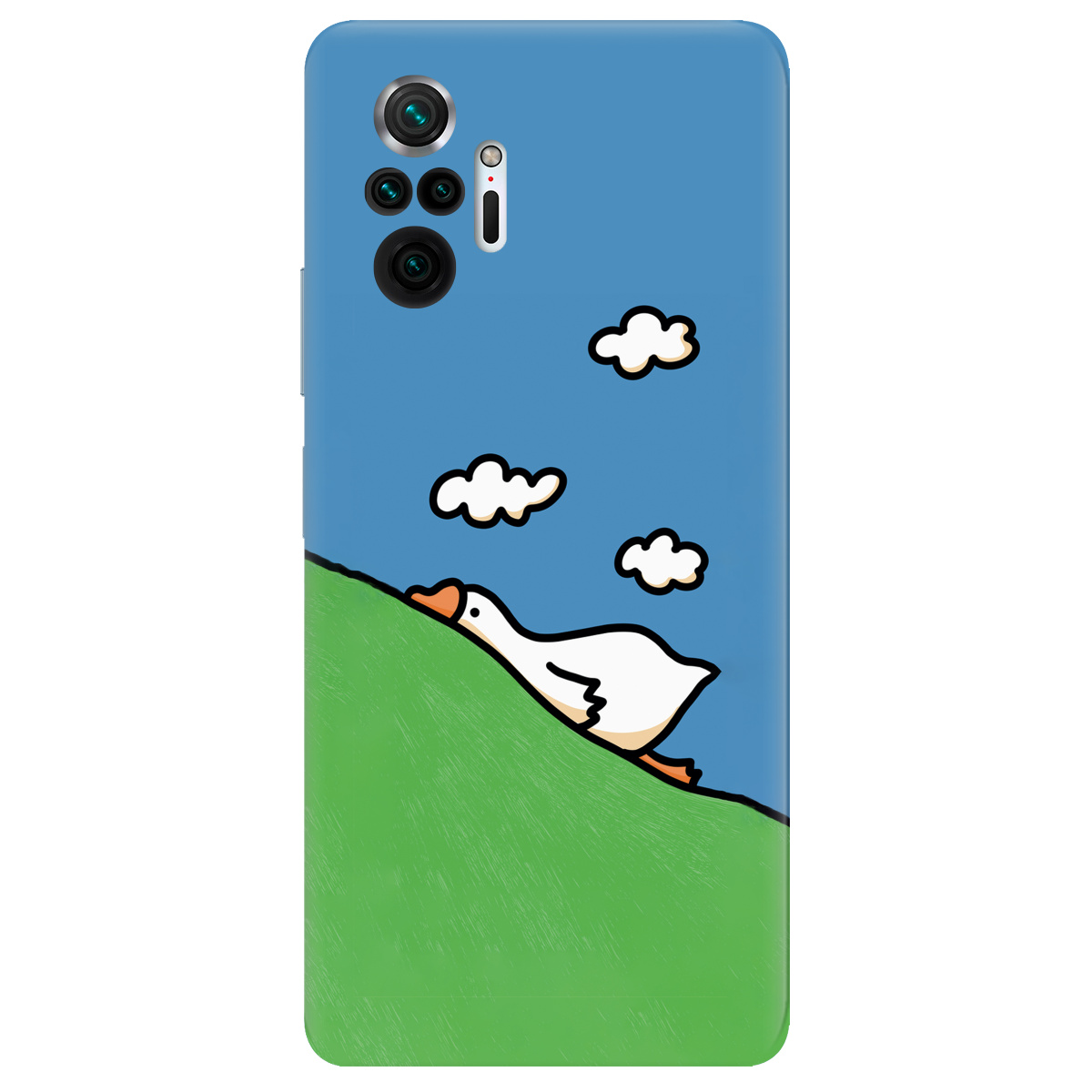 Чехол для Xiaomi Redmi Note 10 Pro прозрачный Слизький шлях - фото 1 - Чехлы для телефонов