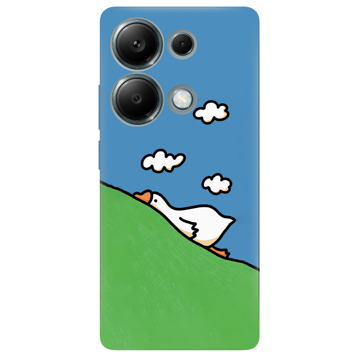 Чехол для Xiaomi Redmi Note 13 Pro 4G прозрачный Слизький шлях - фото 1 - Чехлы для телефонов