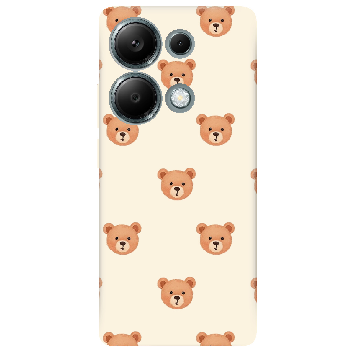 Чехол для Xiaomi Redmi Note 13 Pro 4G прозрачный Плюшевий друг - фото 1 - Чехлы для телефонов