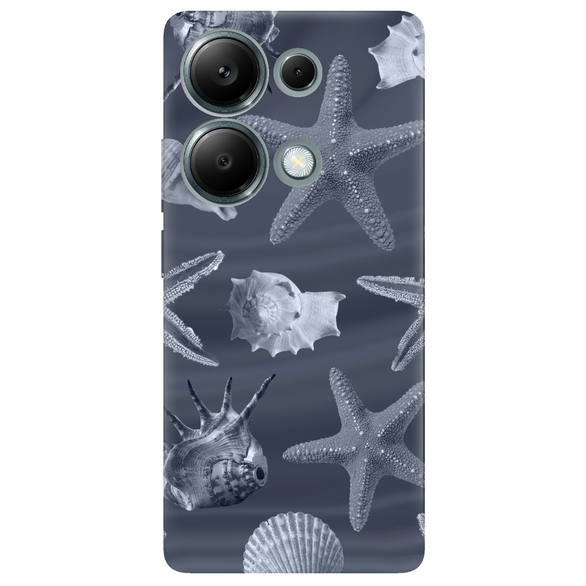 Чохол для Xiaomi Redmi Note 13 Pro 4G прозорий Підводний світ - фото 1 - Чохли для телефонів