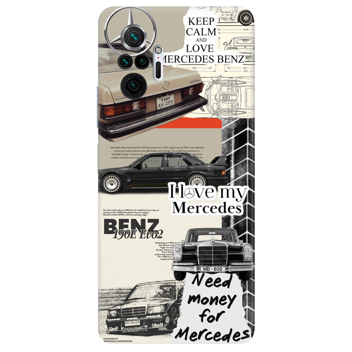 Чехол для Xiaomi Redmi Note 10 Pro прозрачный Mercedes - фото 1 - Чехлы для телефонов