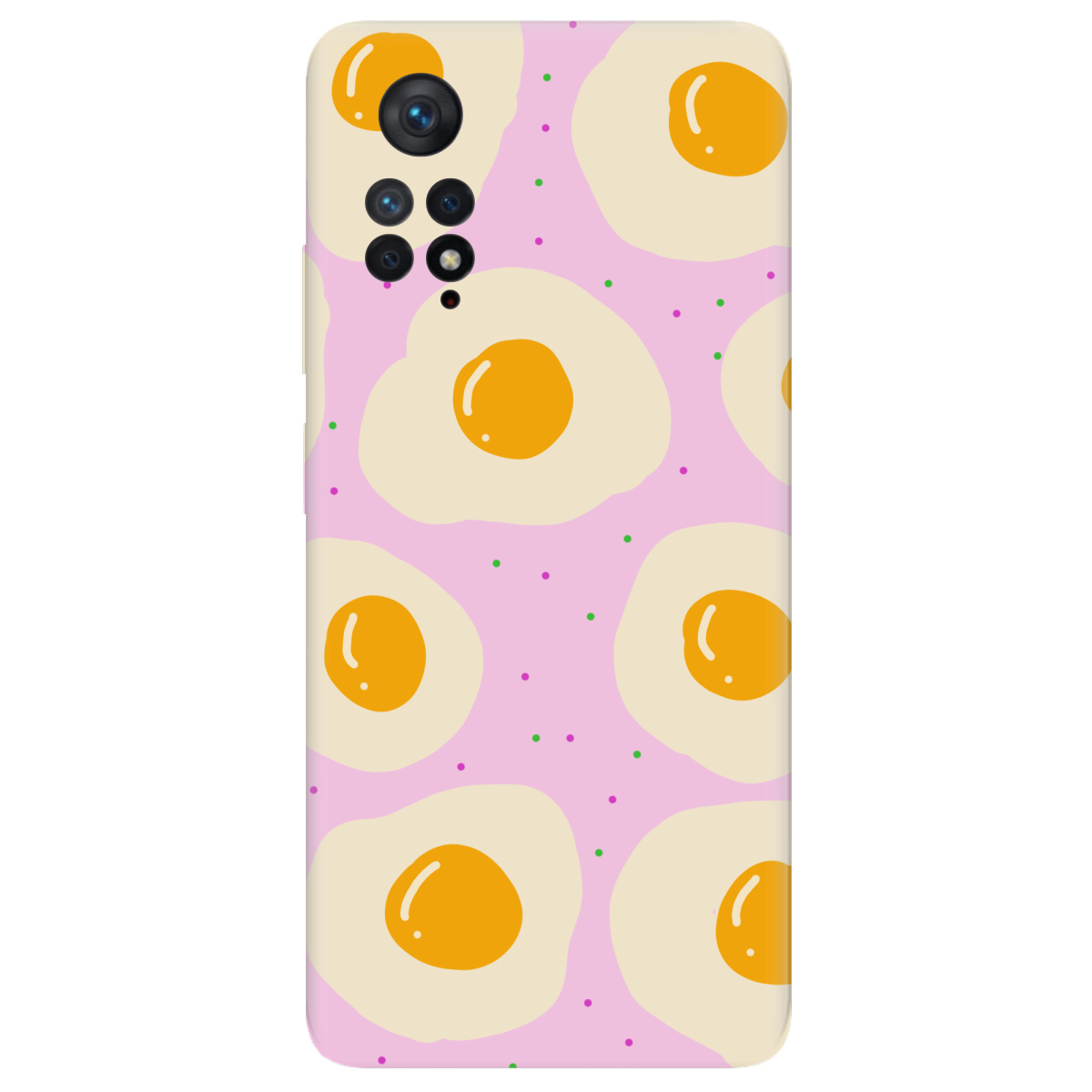 Чехол для Xiaomi Redmi Note 11 Pro прозрачный Весела яєчня - фото 1 - Чехлы для телефонов