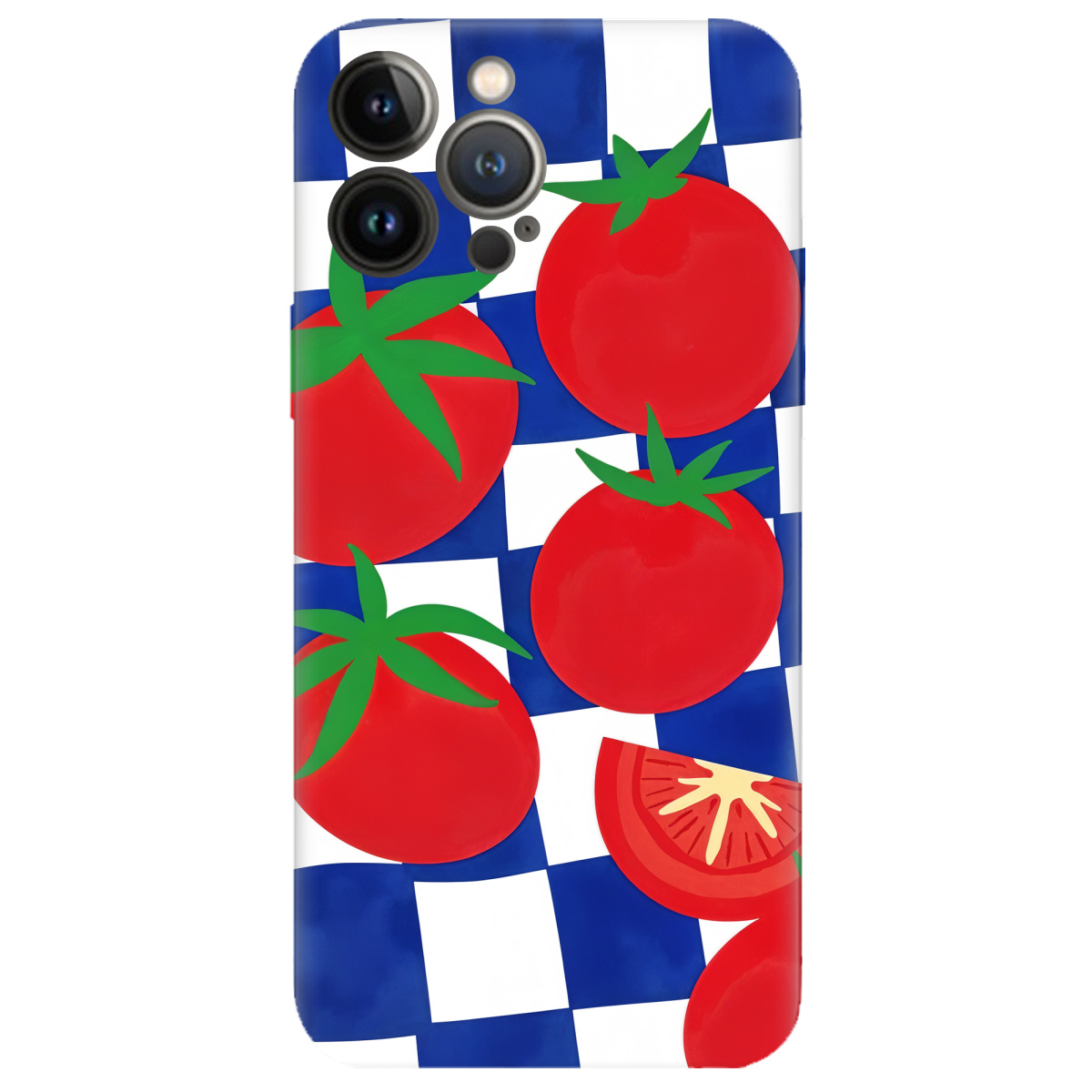 Чехол для Apple iPhone 13 Pro прозрачный Веселі томати - фото 1 - Чехлы для телефонов