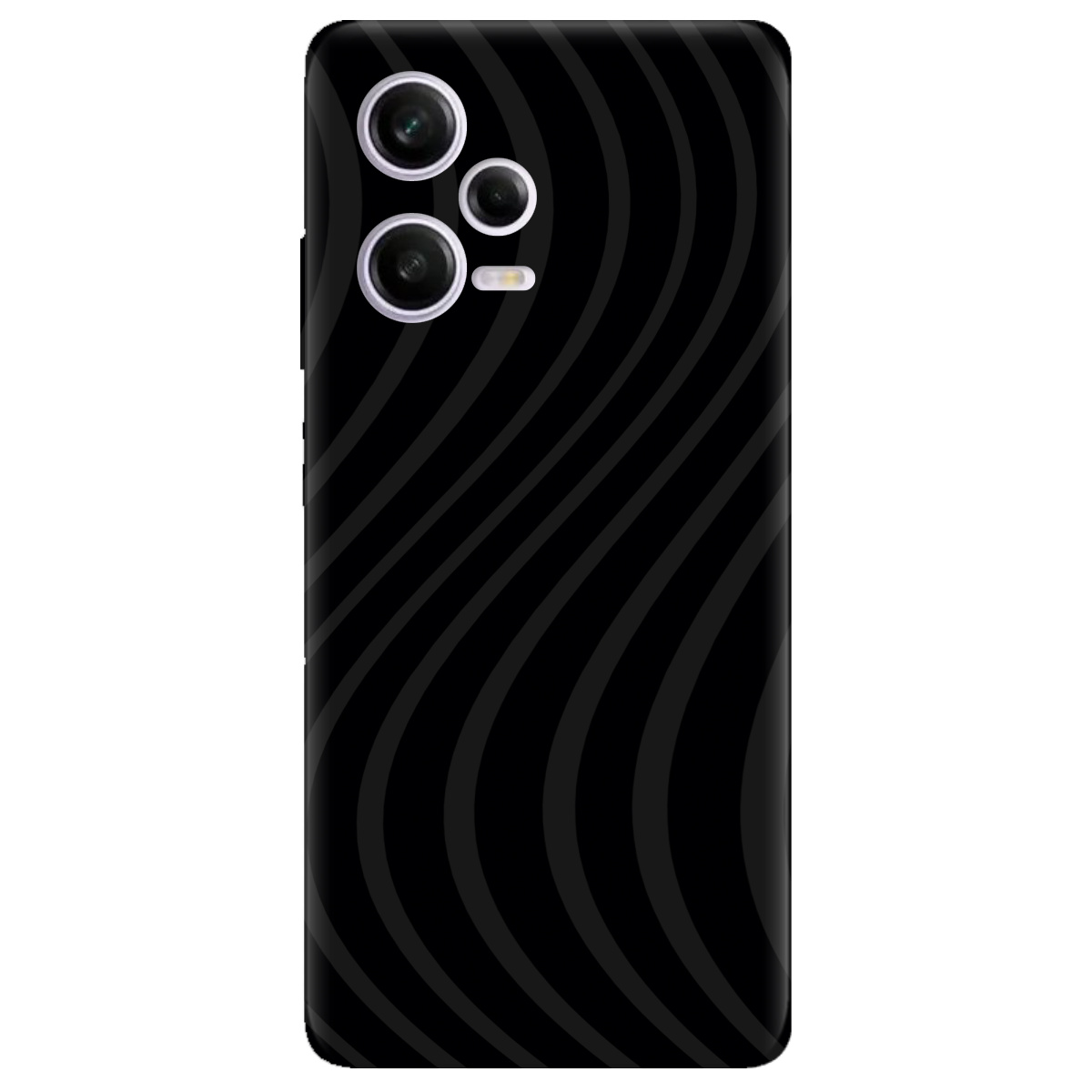 Чохол для Xiaomi Redmi Note 12 Pro 5G чорний матовий soft touch Вихор енергії (black) - фото 1 - Чохли для телефонів