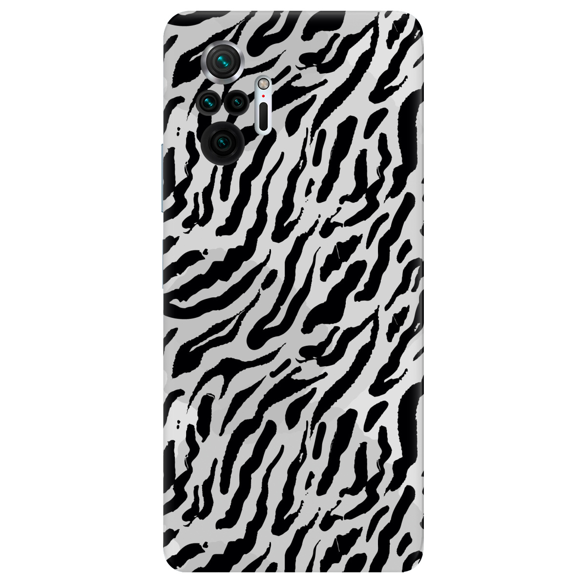 Чехол для Xiaomi Redmi Note 10 Pro прозрачный Зебра - фото 1 - Чехлы для телефонов